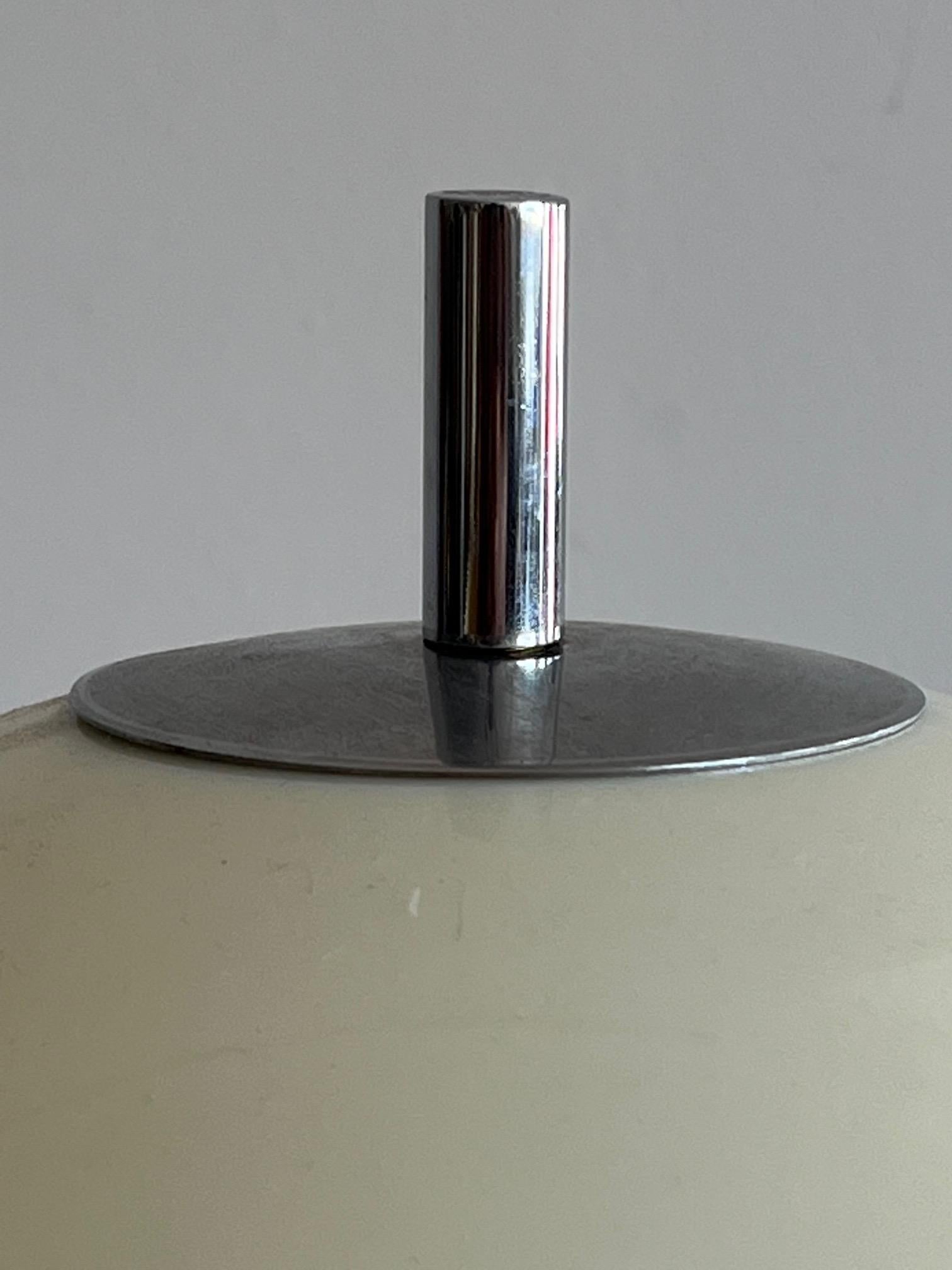 Late 20th Century 1970's Mod Table Lamp By Frank Bentler Denmark For Sale