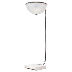 1970's Mod 'Town Hall' Floor Lamp with Marble Base