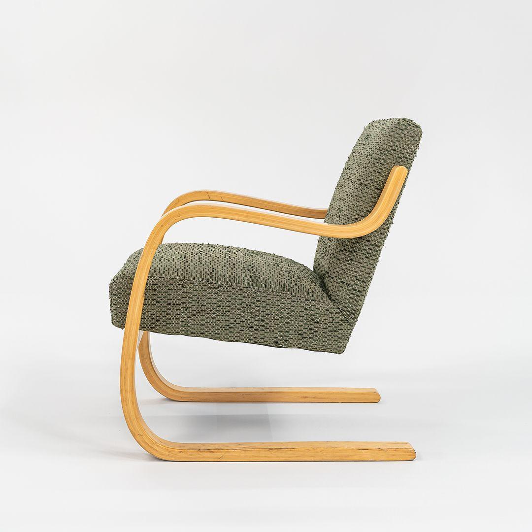 1970s Model 402 Atelje Lounge Chair Aino & Alvar Aalto for Artek w/ Upholstery 4