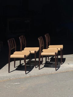 1970s Model 83 Dining Chairs by Niels Otto Møller for J.L. Møllers Møbelfabrik