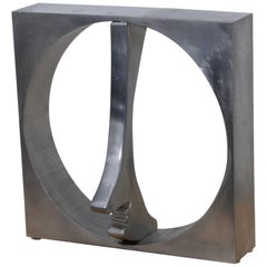 1970s Modern Abstract Aluminium Sculpture