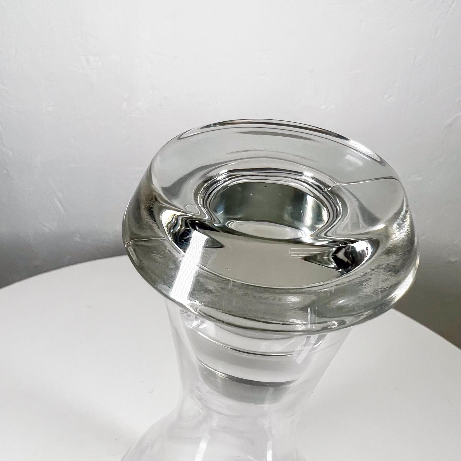 Jarra decantadora de vino de los años 70 Modern Art Glass en venta 6