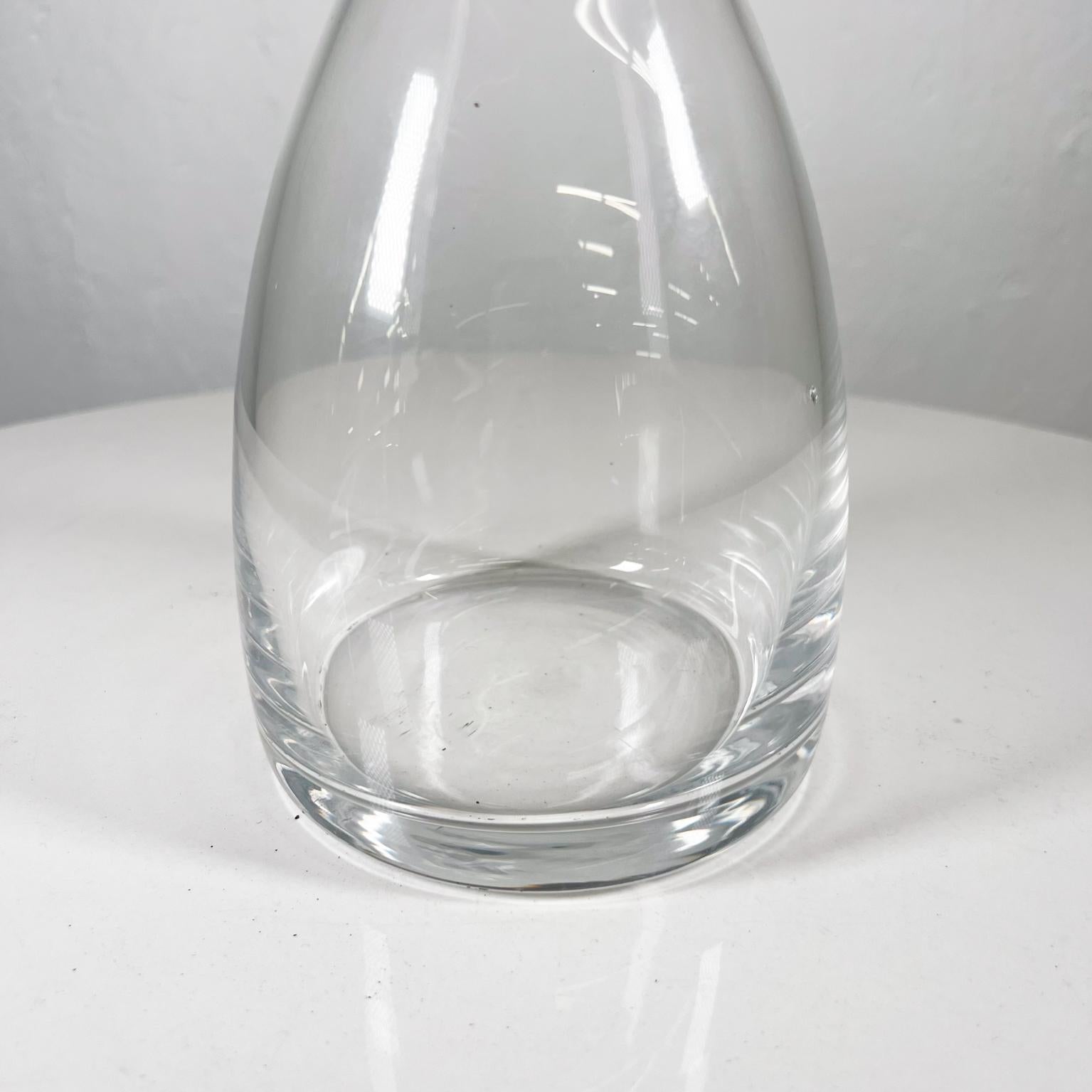 Jarra decantadora de vino de los años 70 Modern Art Glass en venta 7