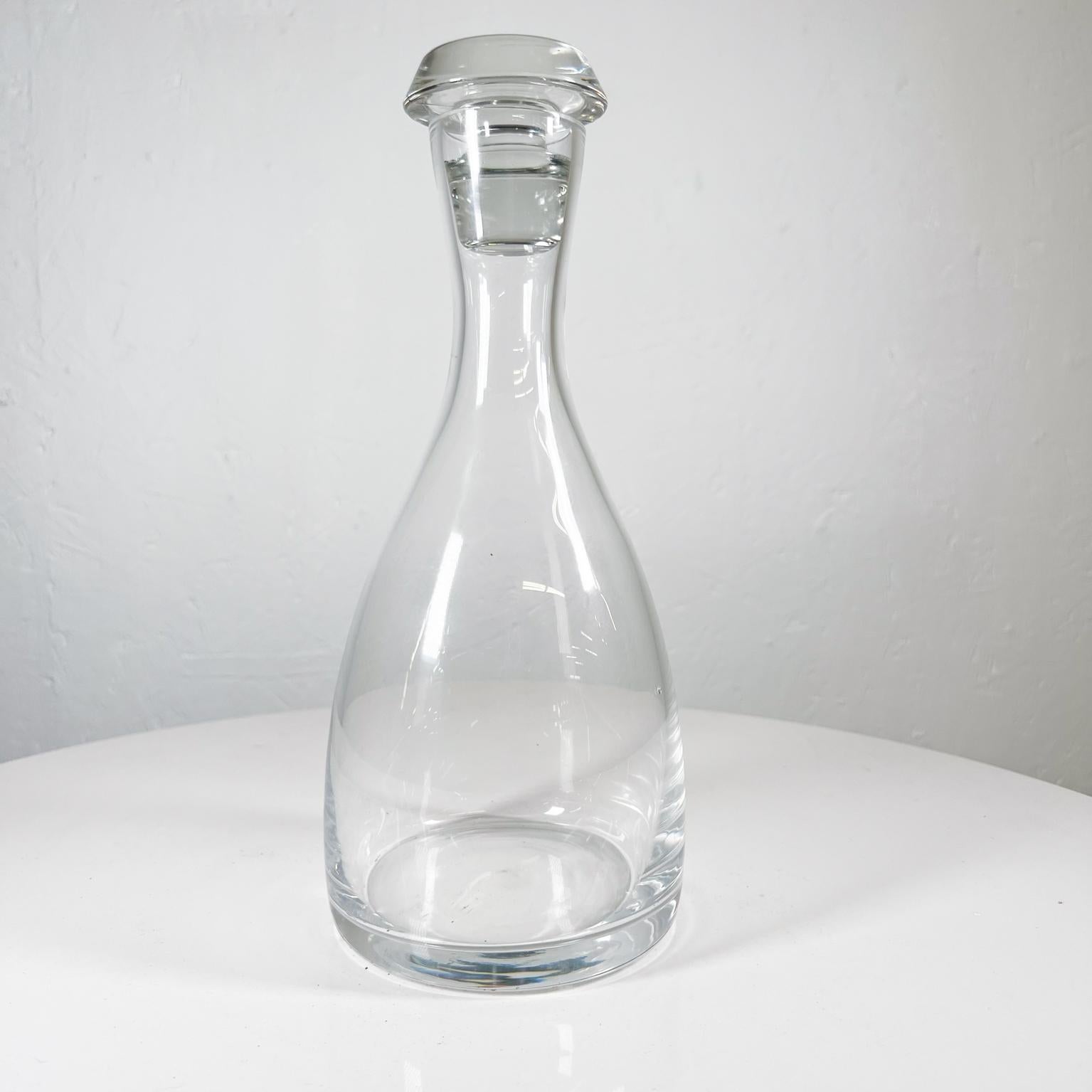 Jarra decantadora de vino de los años 70 Modern Art Glass en venta 9