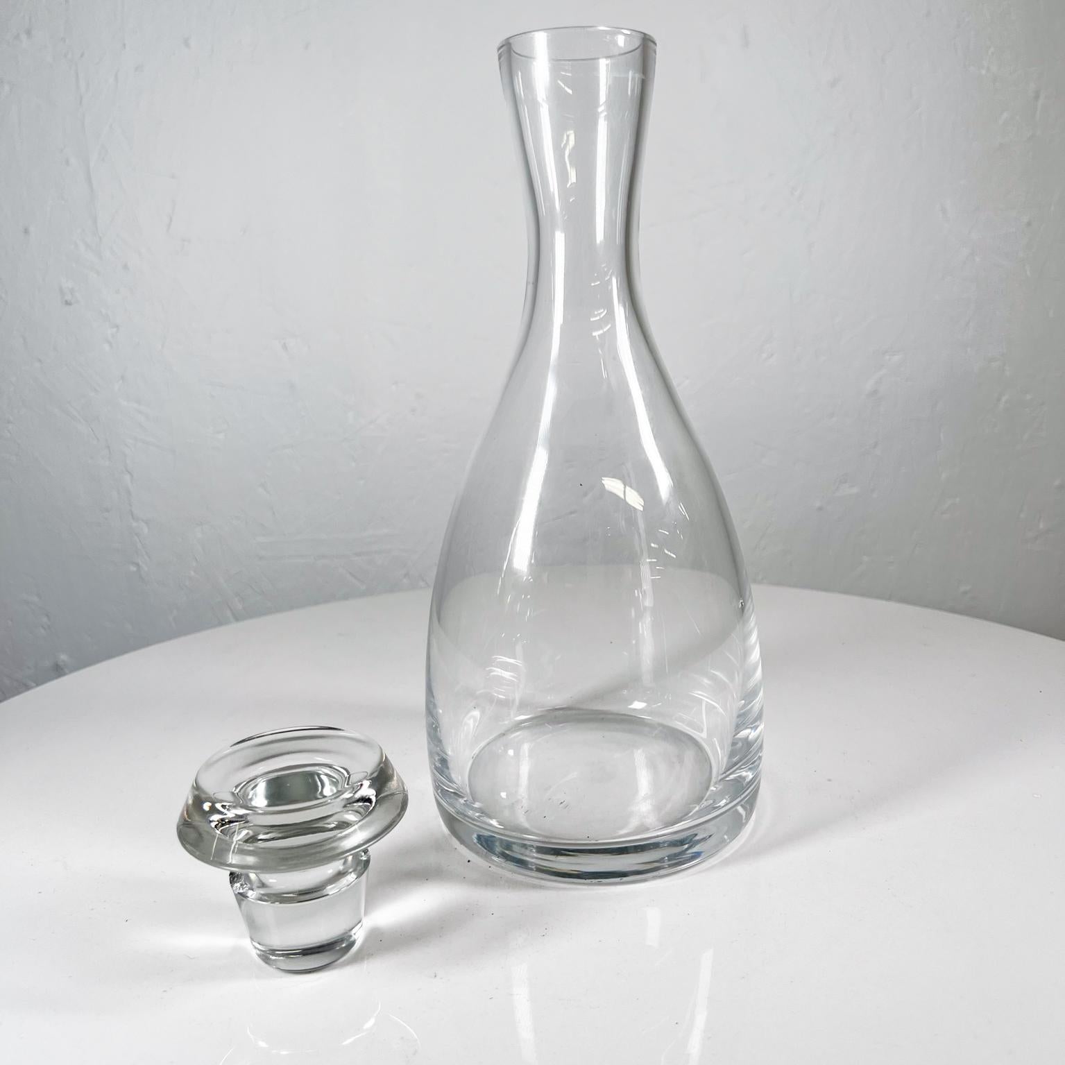 Jarra decantadora de vino de los años 70 Modern Art Glass en venta 10