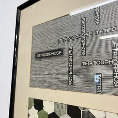 1970s Modern Art Print Metamorphose Graphic Art XI 39 M.C. Escher
