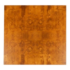 1970s Modern Burl Wood Milo Baughman Style Coffee Table