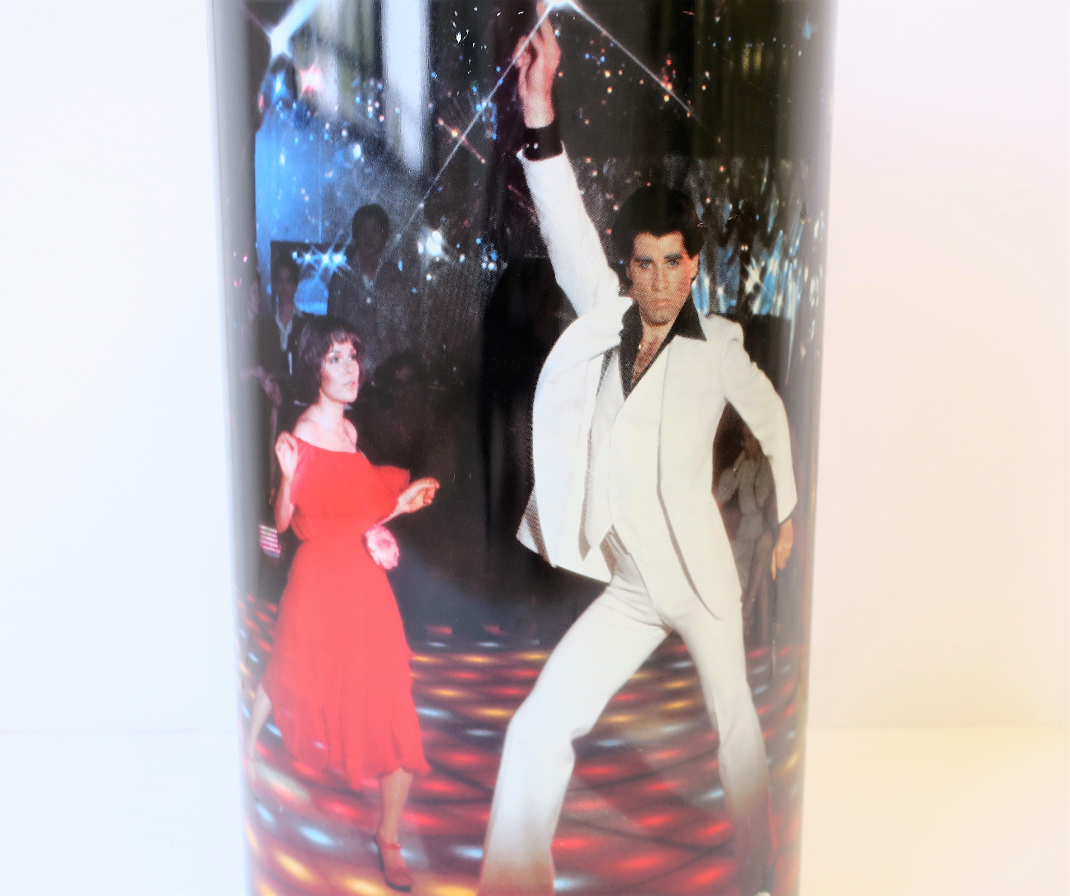 Painted 1970s Modern Disco Wastebasket or Umbrella Stand