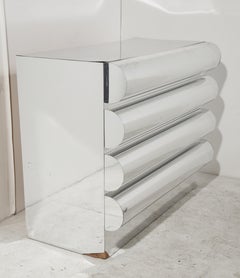 1970s Modern Ello Chrome 4-Drawer Chest