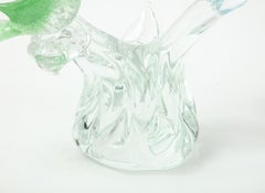 1970's Modern Formia Murano Glass Birds Sculpture