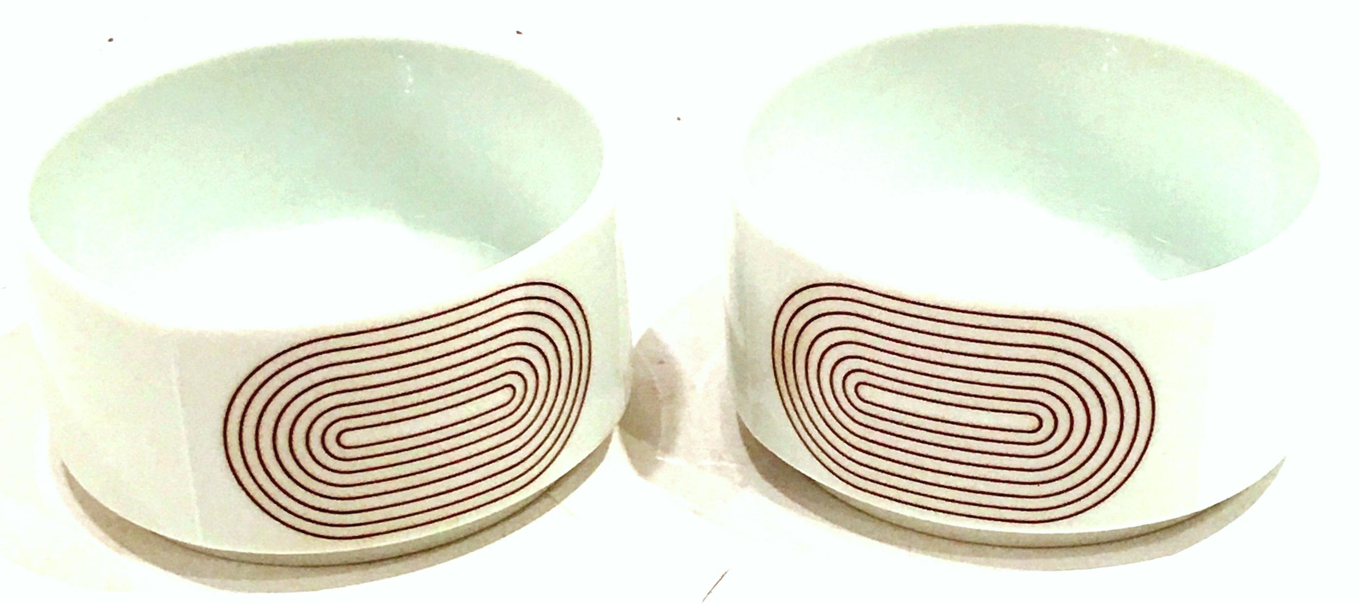 1970s Modern German Porcelain Dinnerware ‘Joy One’ Set of 20 by, Rosenthal 1