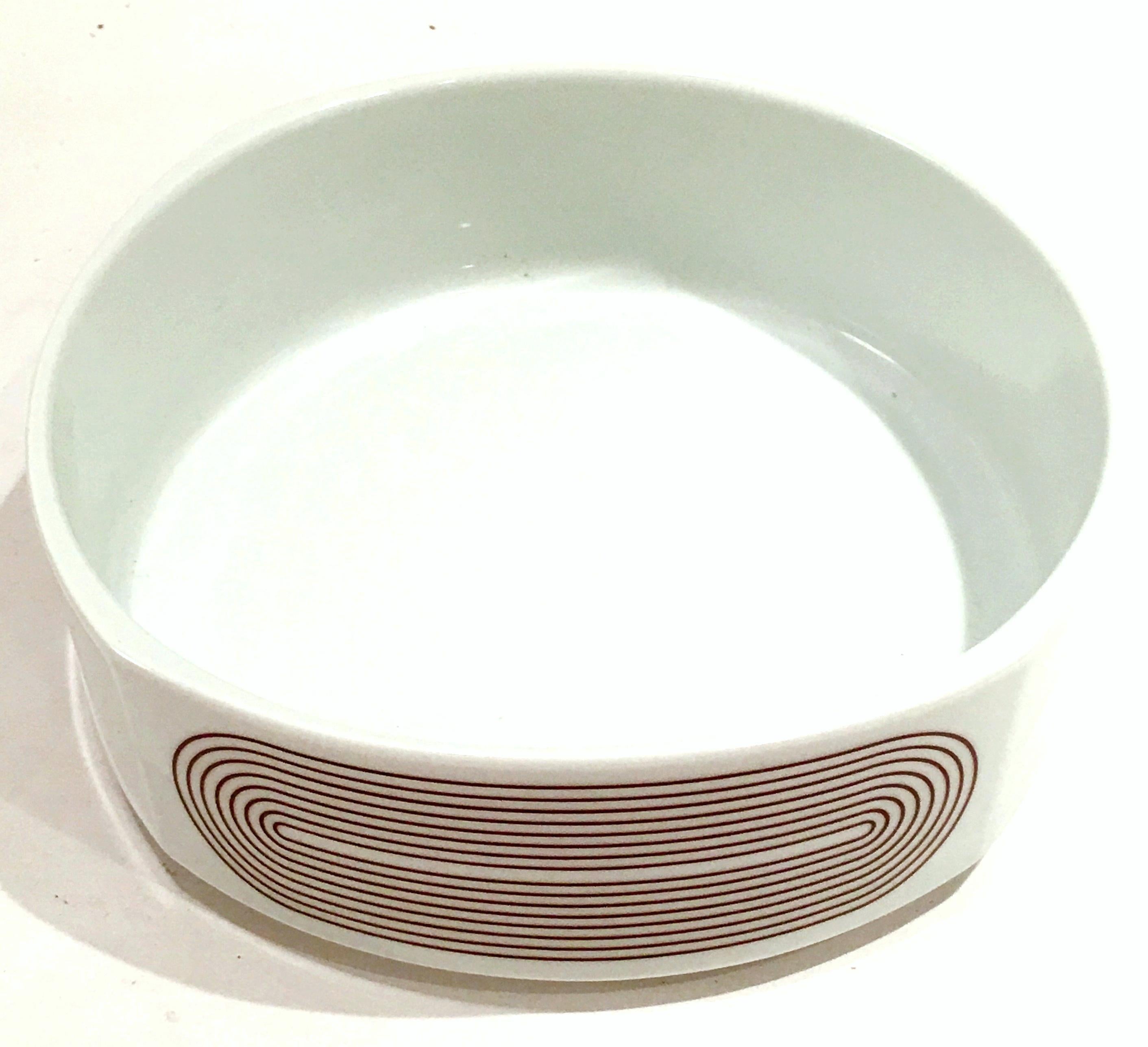 Mid-Century Modern 1970'S Modern German Porcelain Dinnerware ‘Joy One’ Set of 20 By, Rosenthal