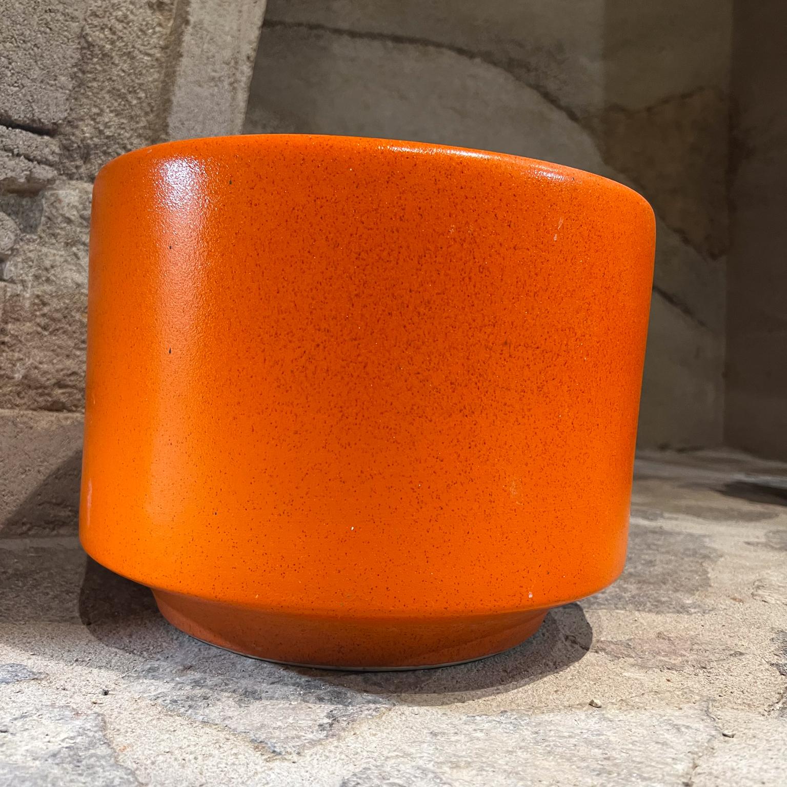 20th Century 1970s Modern Orange Planter Art Pottery Style Gainey Ceramics