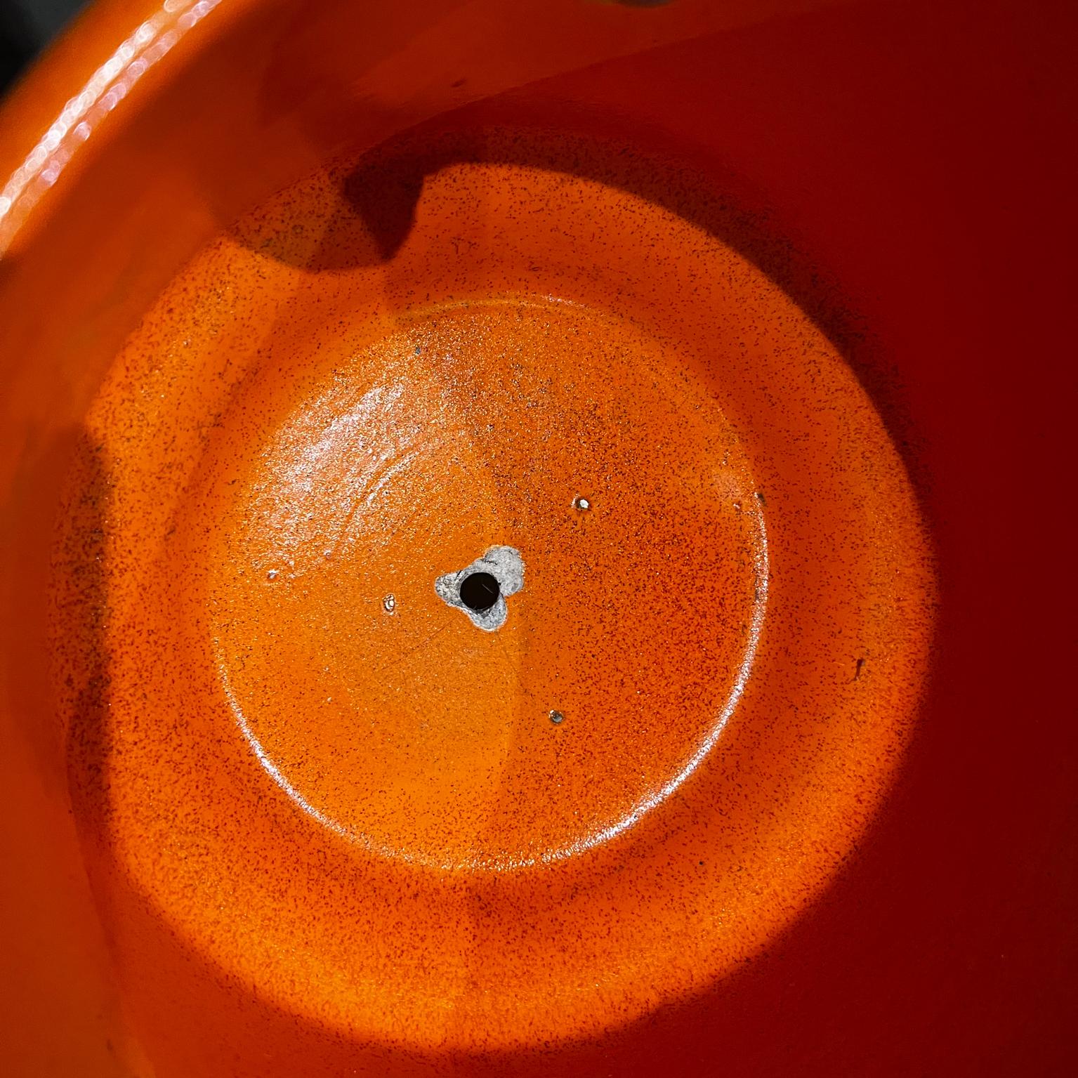 1970s Modern Orange Planter Art Pottery Style Gainey Ceramics 2