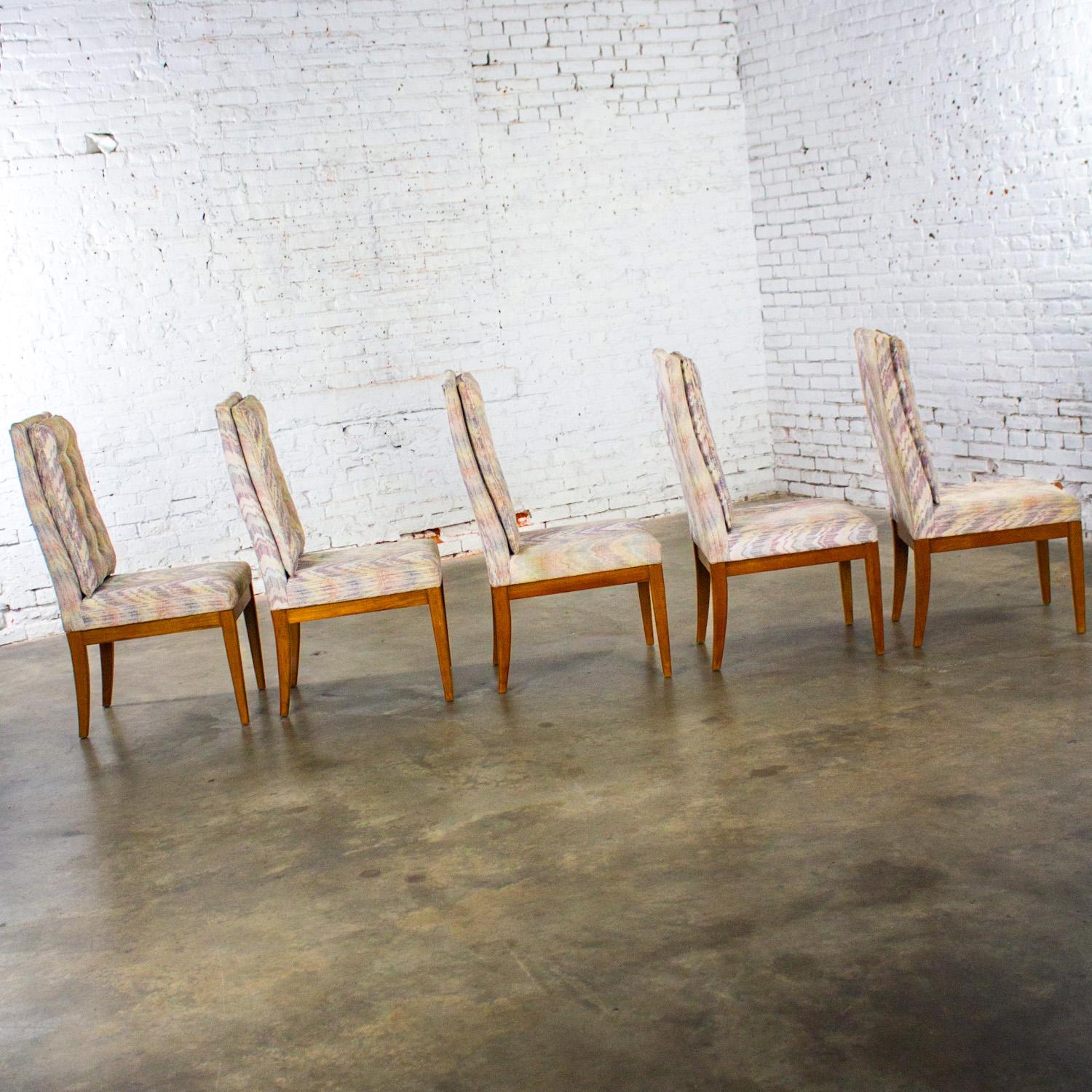 1970's Modernes Set von 5 Founders Furniture Patterns 23 Beistell- oder Esszimmerstühlen (Ende des 20. Jahrhunderts) im Angebot