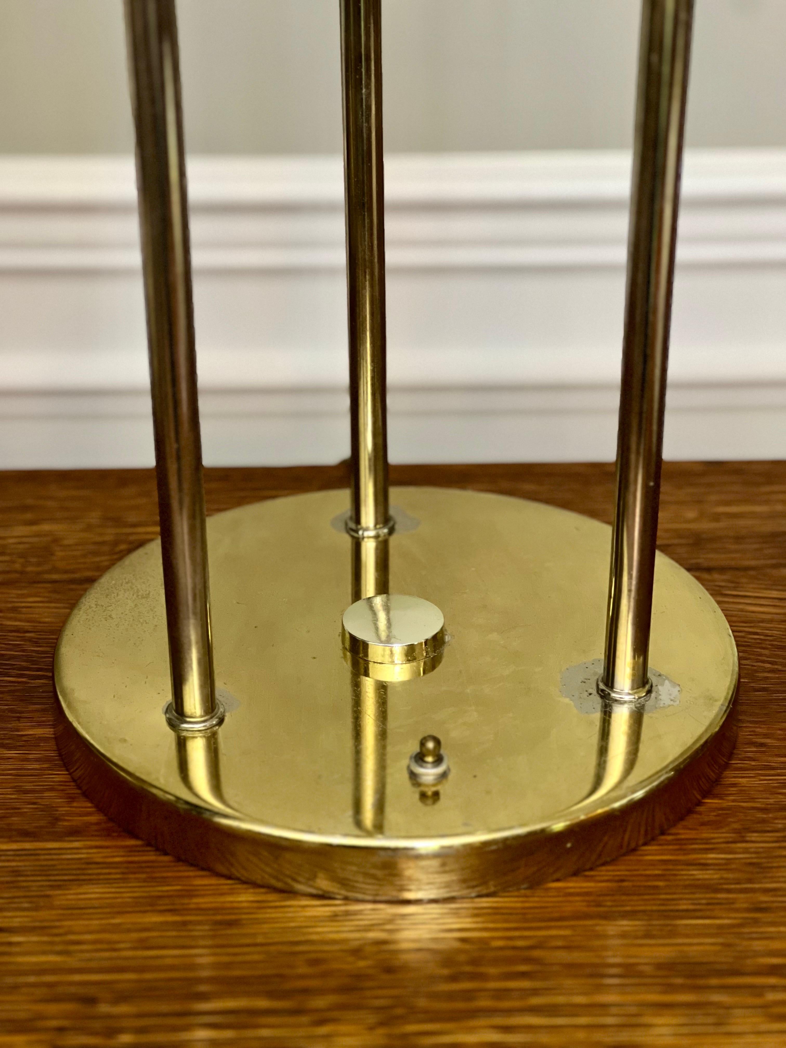 1970s Modern Space Age Three Globe Table Lamp 3