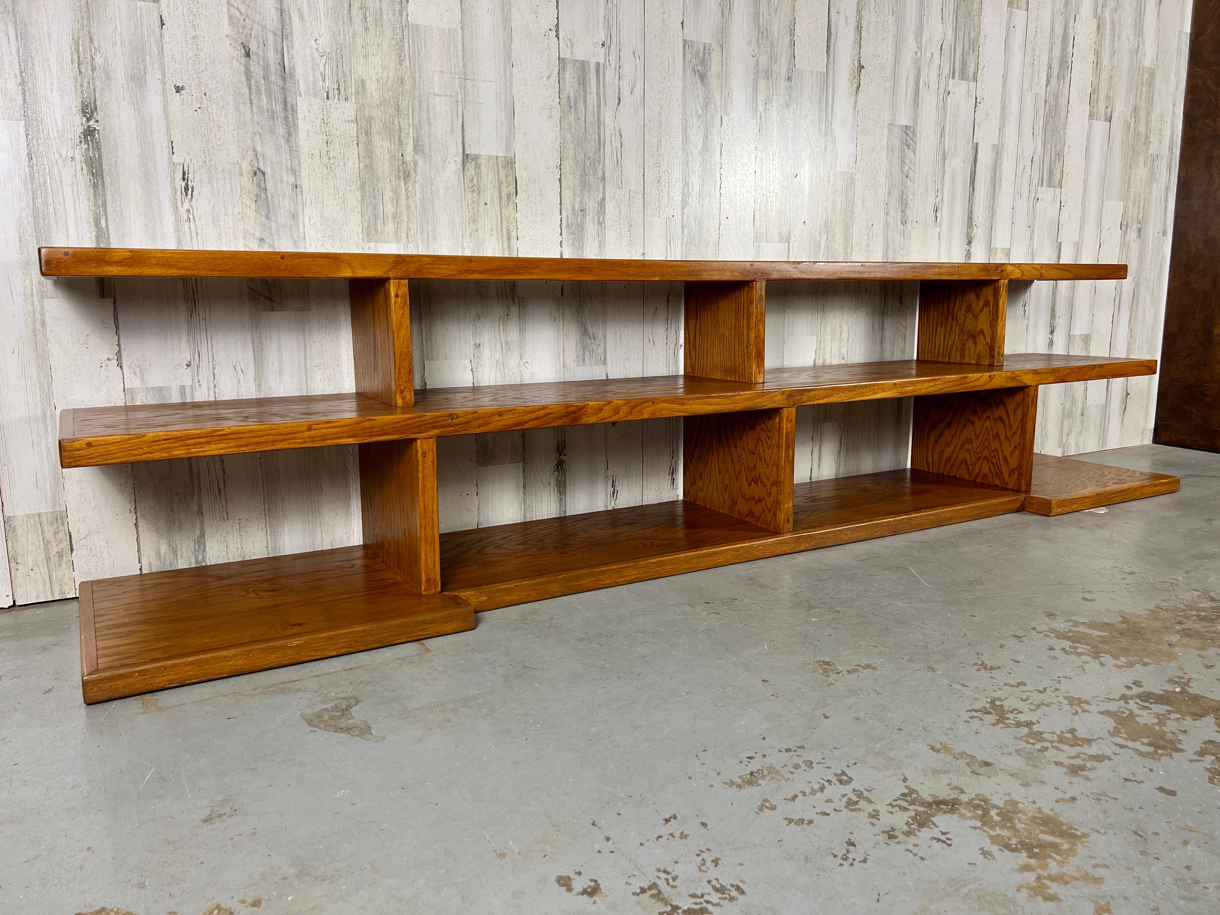 stair step bookcase