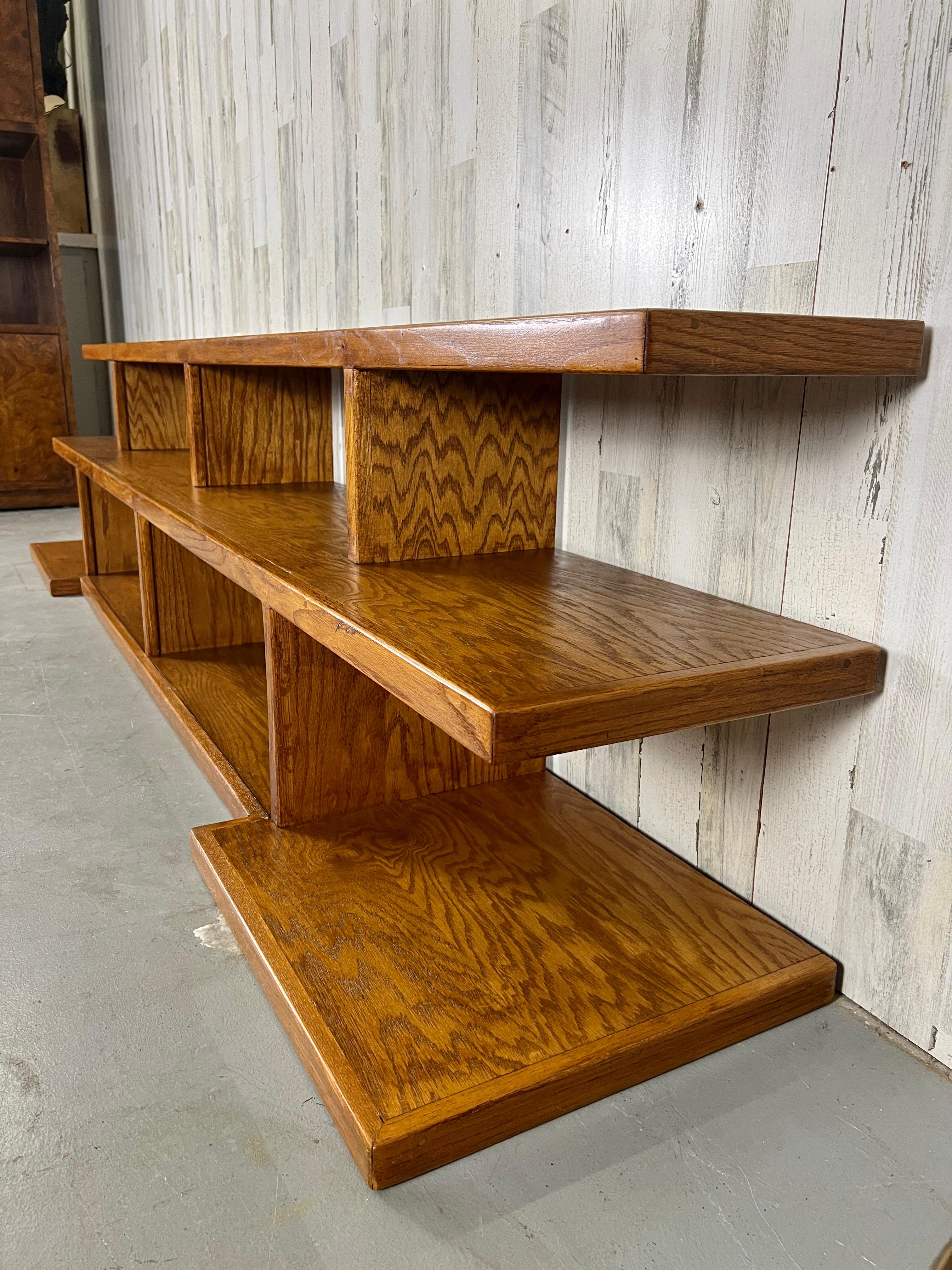North American 1970s Modern Stair Step Bookshelves