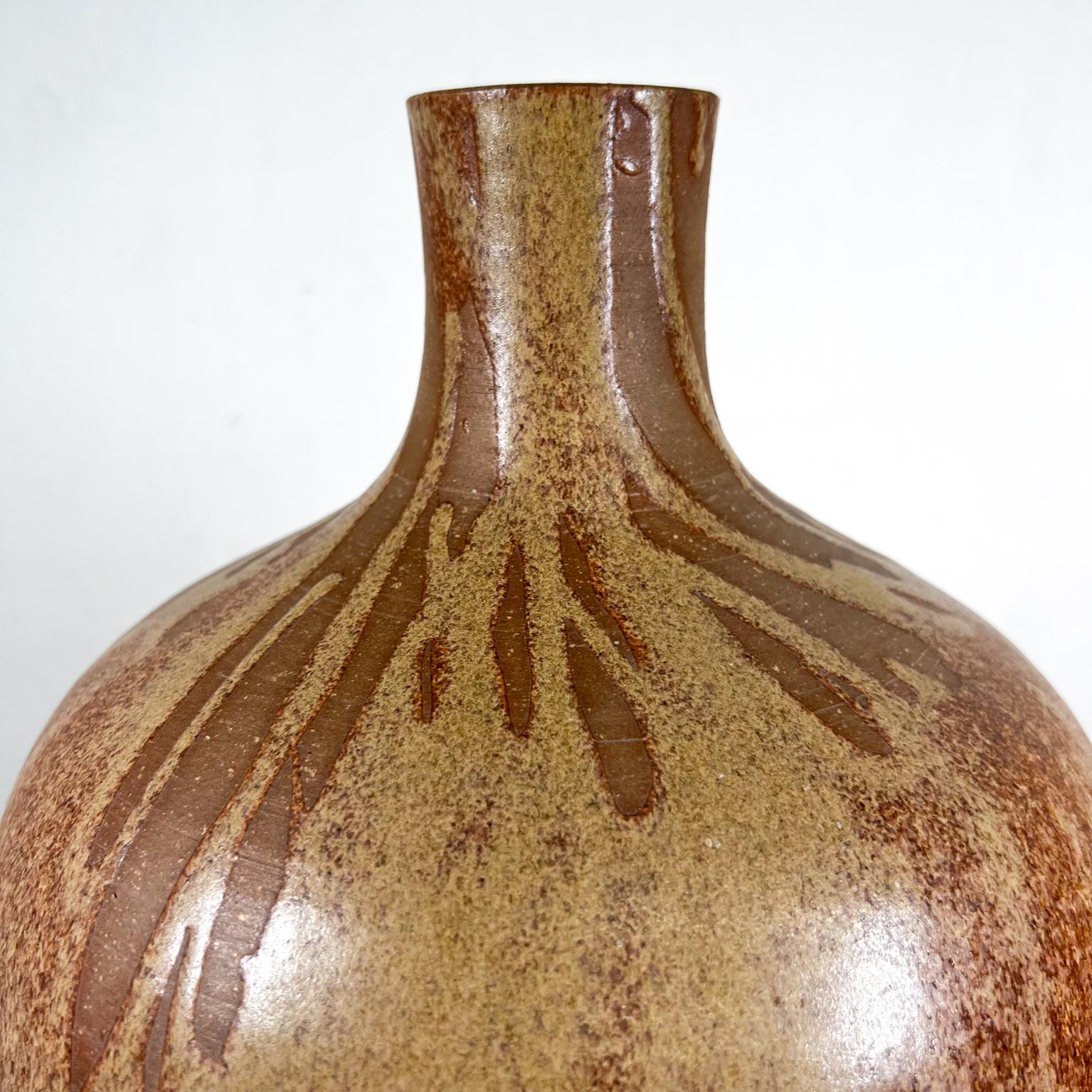 Mid-Century Modern 1970s Modern Studio Vase Art Pottery Table Lamp Base