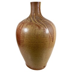 1970s Modern Studio Vase Art Pottery Table Lamp Base