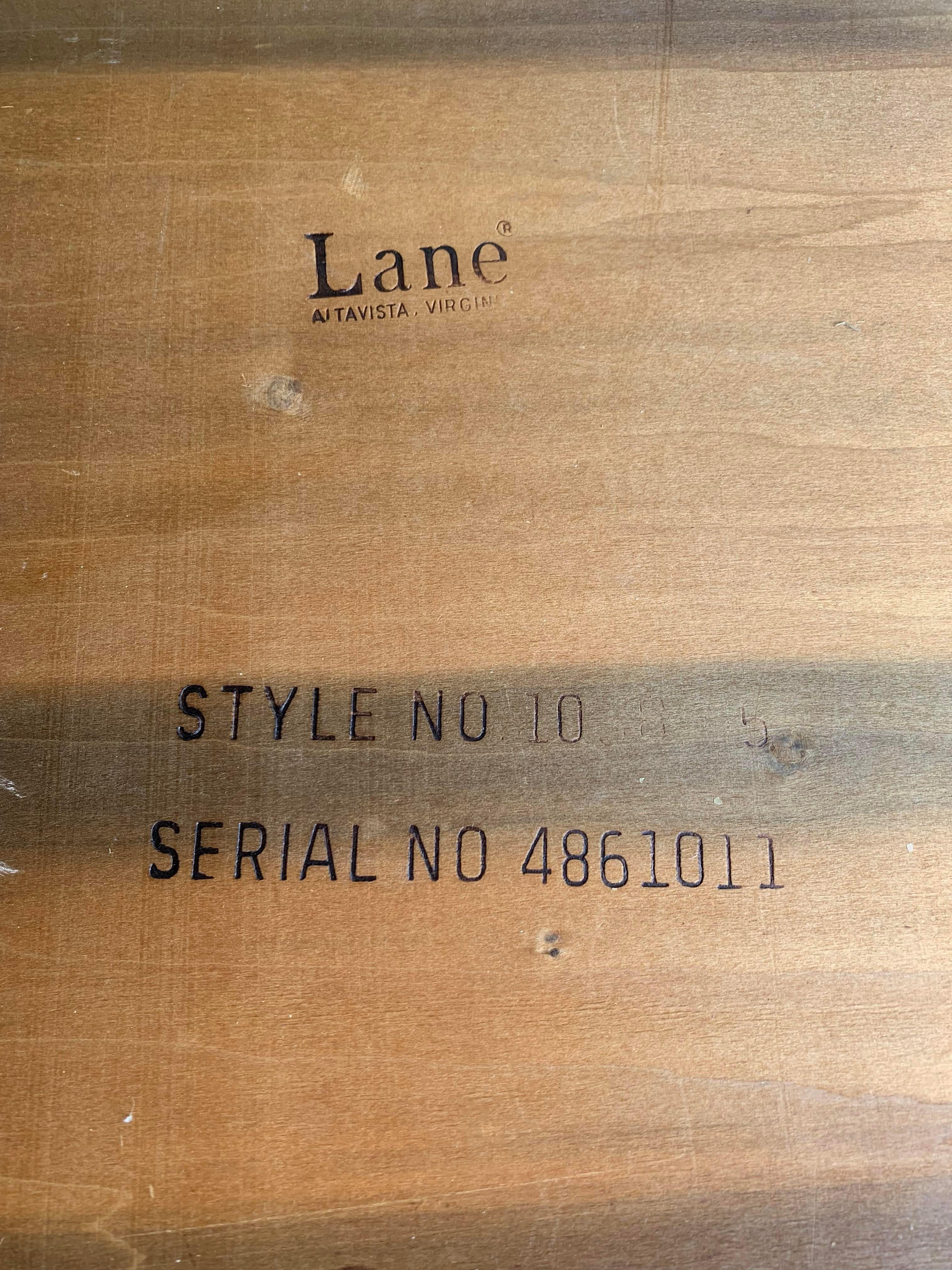 Moderner Vintage-Beistelltisch aus der Lane Alta Vista, 1970er Jahre im Angebot 1