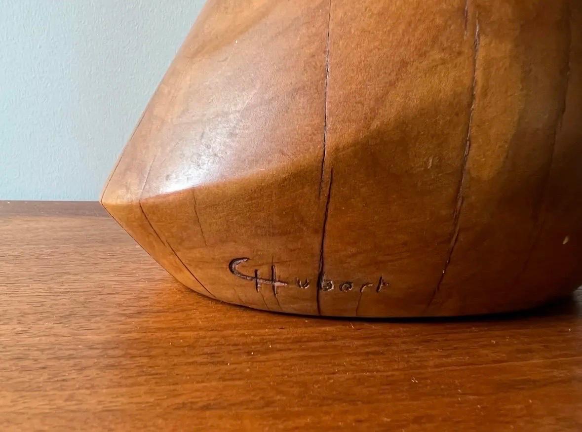 XIX secolo Scultura in legno a forma libera modernista degli anni '70 in Wood in vendita