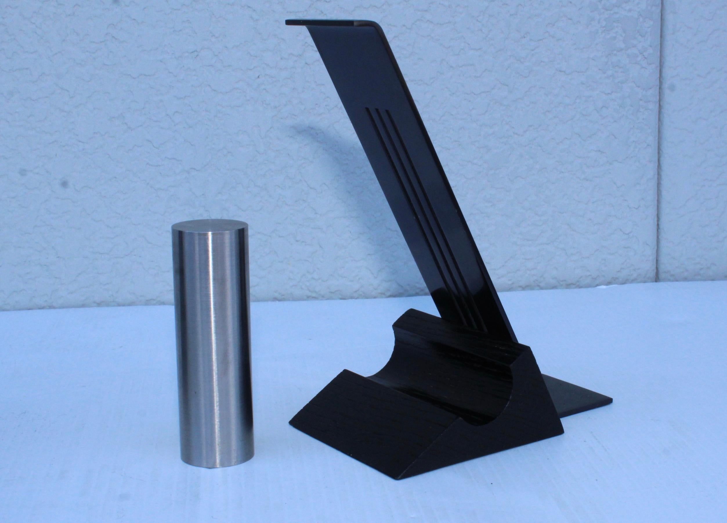 1970's Modernist French Bookends 9