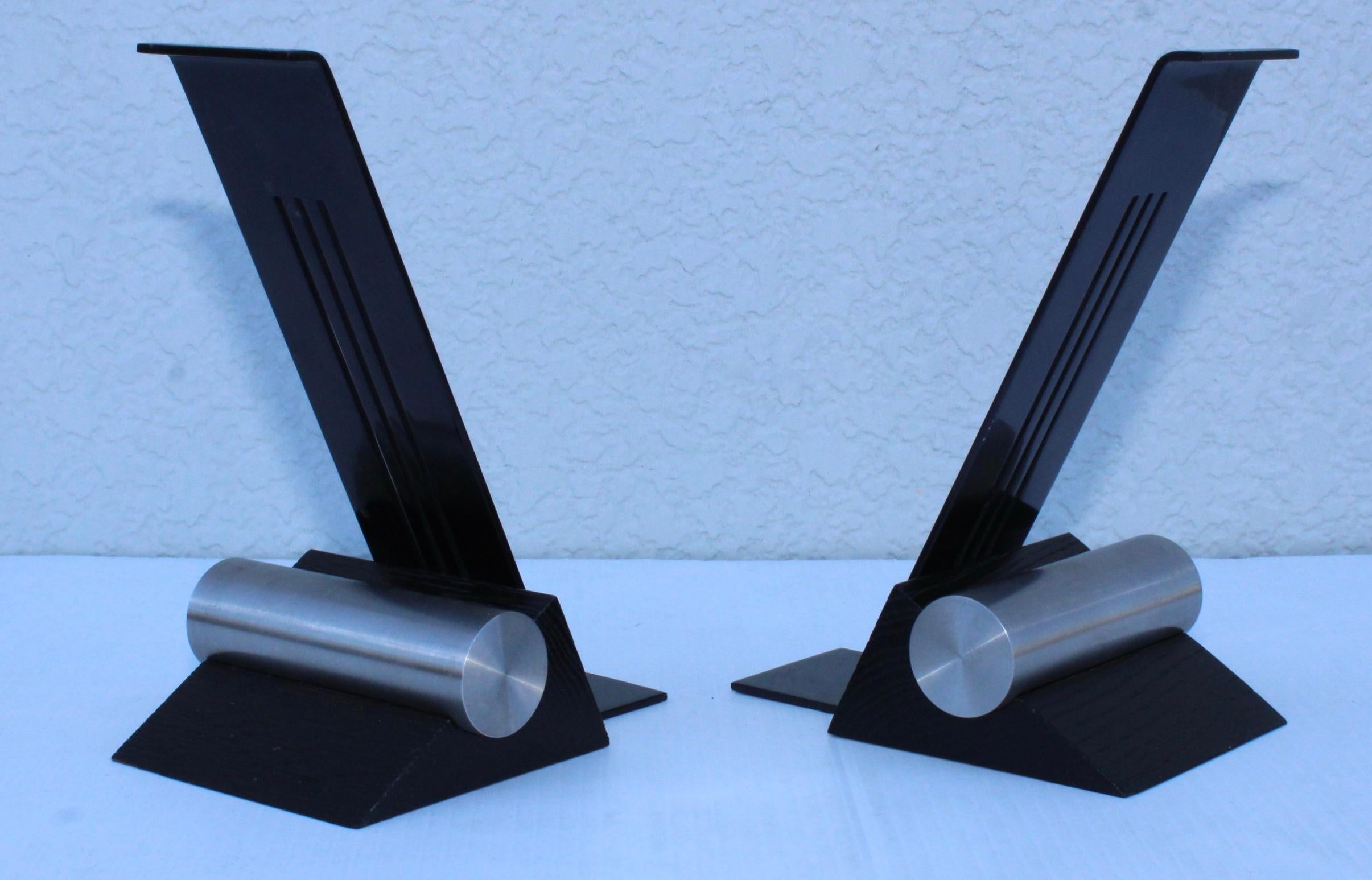 Late 20th Century 1970's Modernist French Bookends