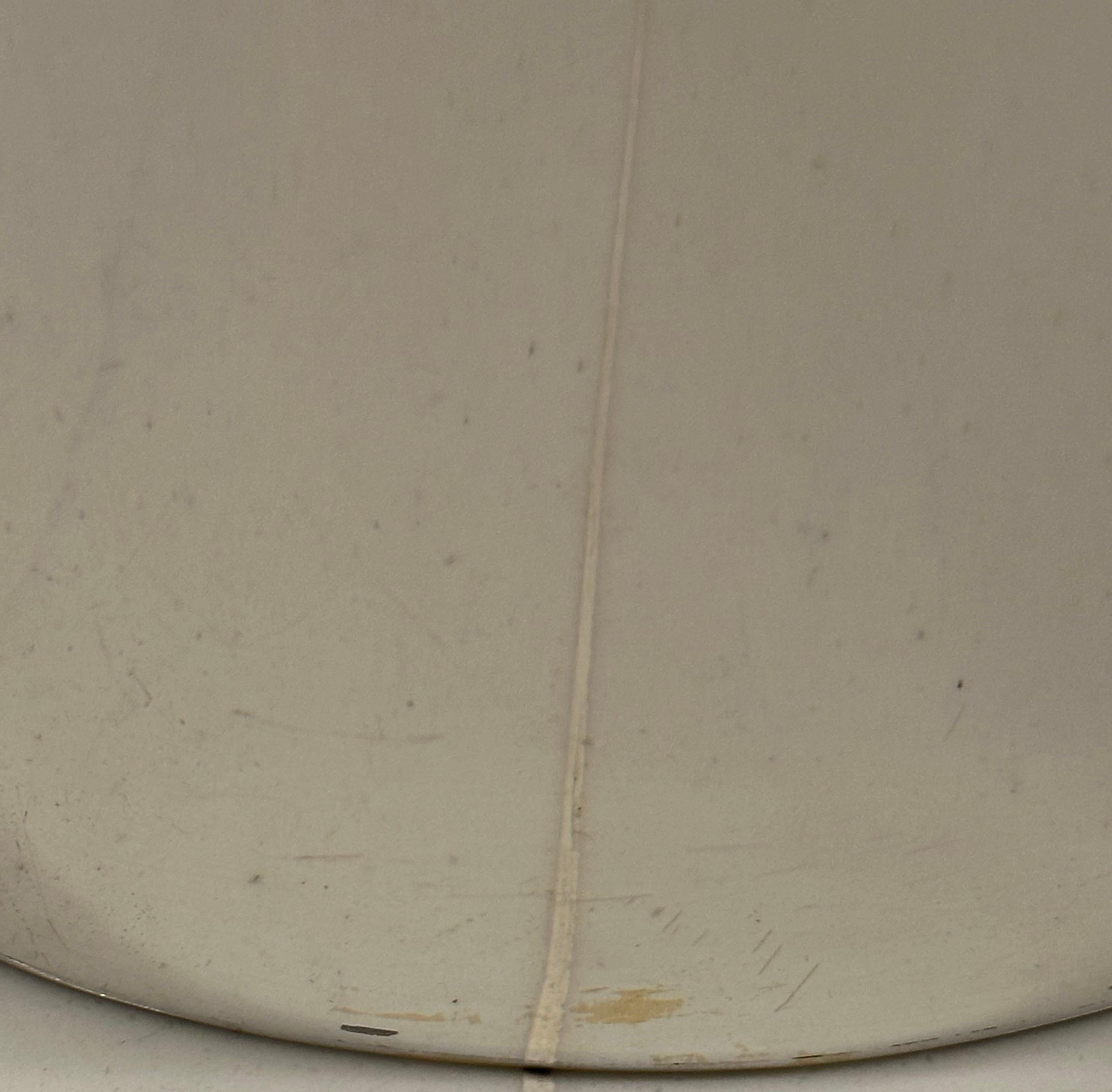 1970er Jahre Modernist  Italienische polierte Silberplatte spitz zulaufende geschwungene Vase 10