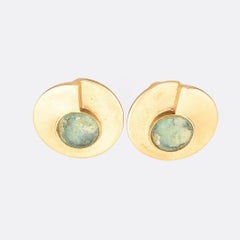1970s Modernist Roman Glass Earrings