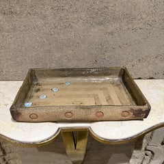 1970s Modernist Studio Art Pottery Serving Tray Mid-Century Modern