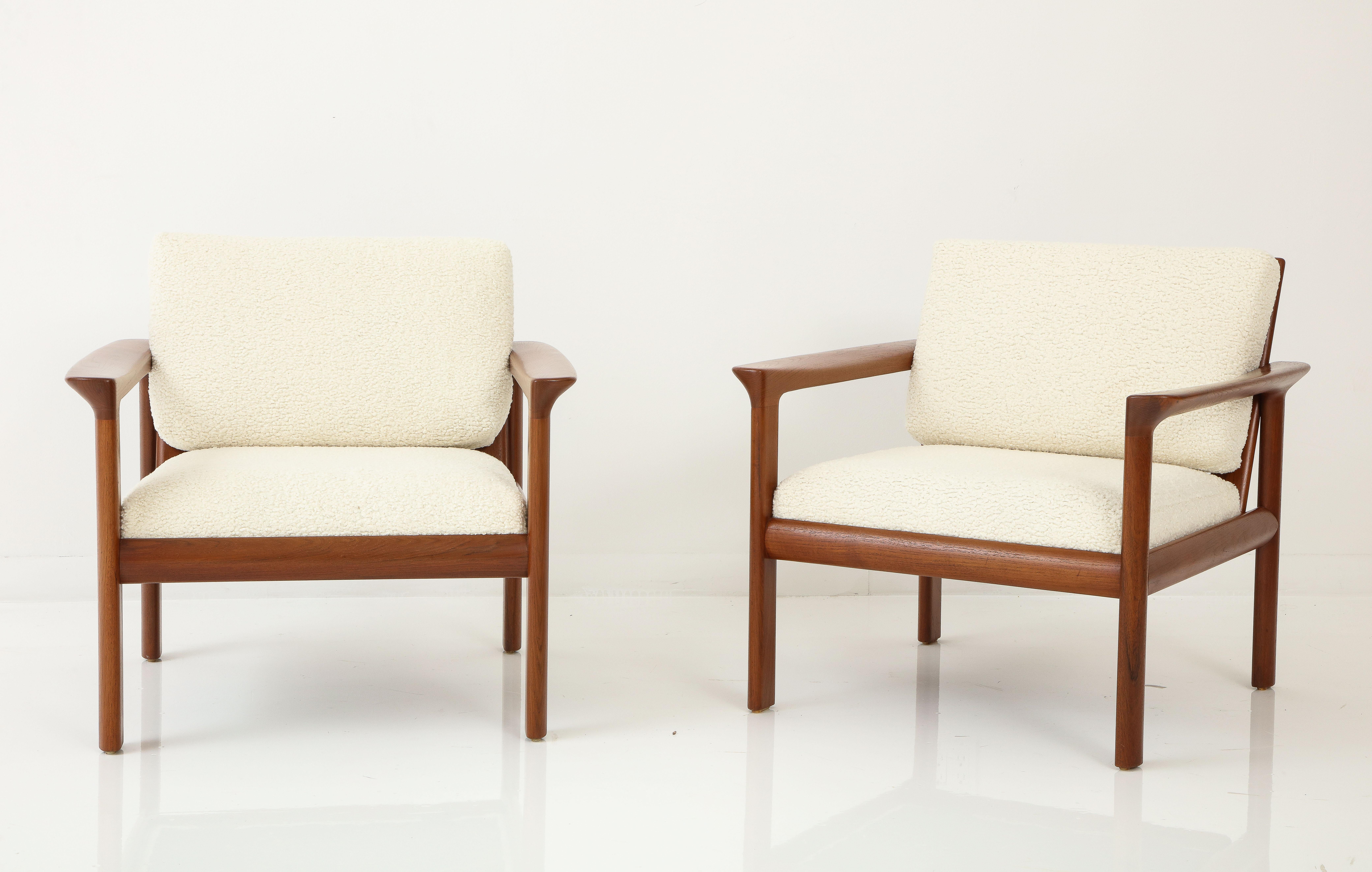 Modernistische dänische Sessel aus Teakholz von Sven Ellekaer aus den 1970er Jahren (Moderne der Mitte des Jahrhunderts) im Angebot