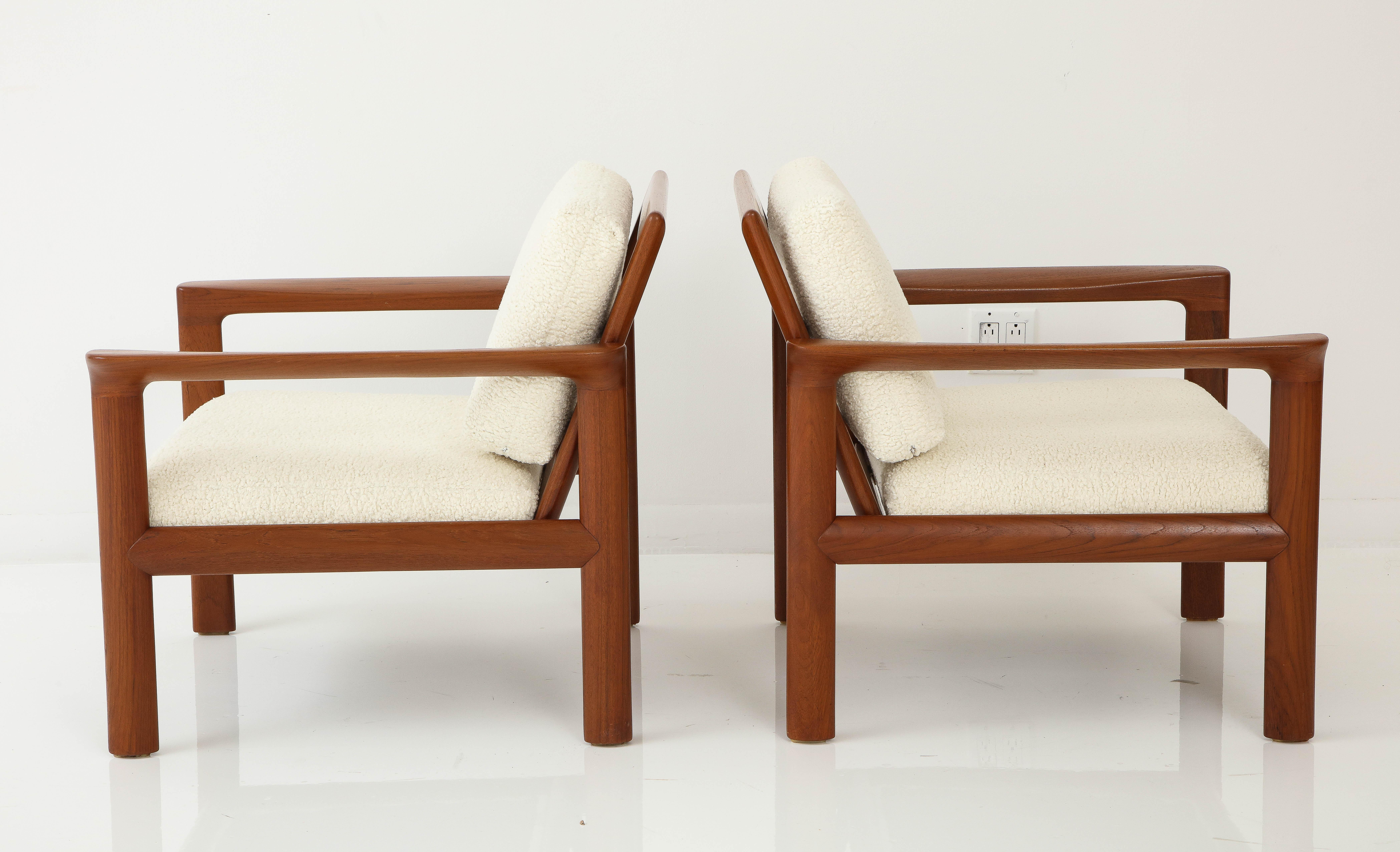 Modernistische dänische Sessel aus Teakholz von Sven Ellekaer aus den 1970er Jahren im Angebot 2