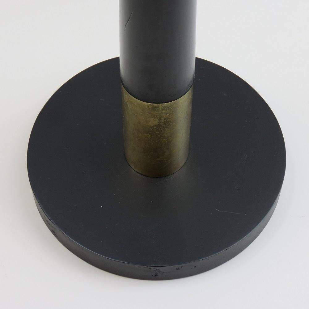 1970s Modernist Vintage Portable Baptismal Brass Font Pedestal Planter