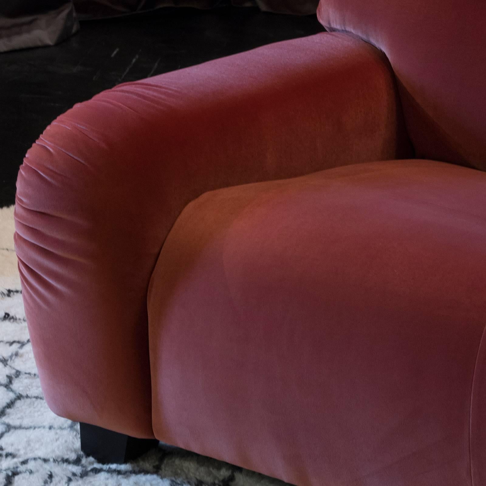 Italian 1970s Modular Curved Sofa