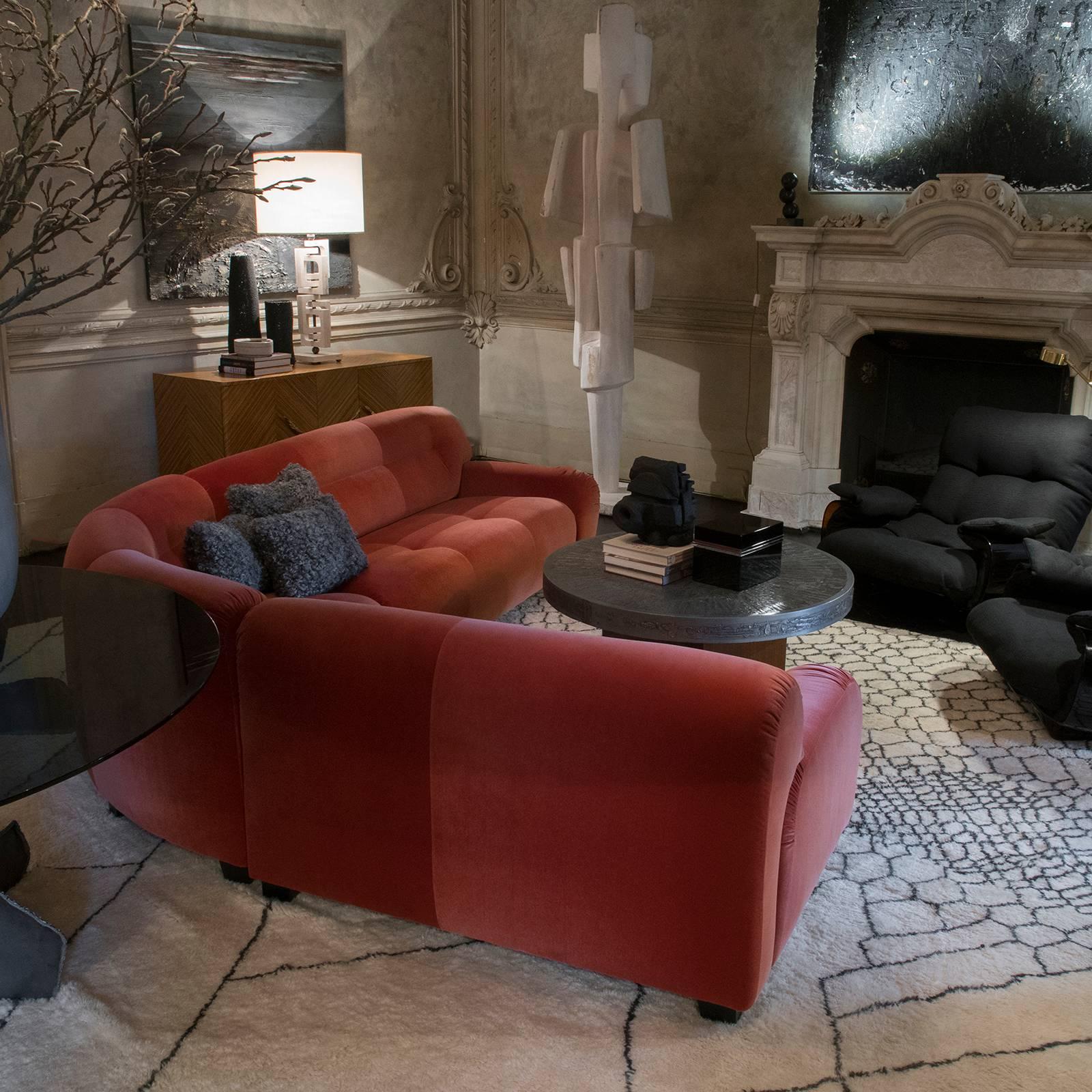 1970s Modular Curved Sofa In Excellent Condition In Firenze, IT