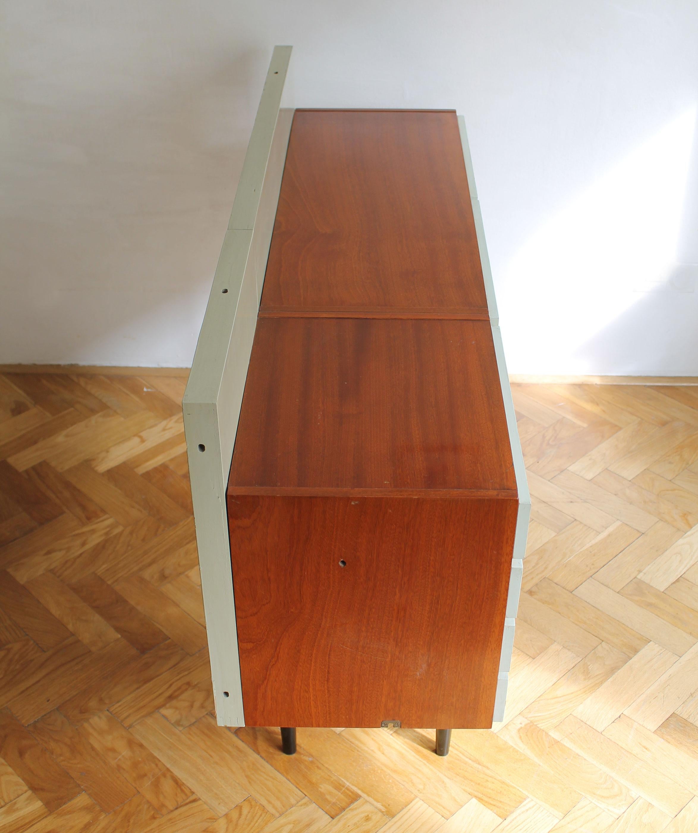 1970s Modular Desk In Good Condition For Sale In Brno, CZ