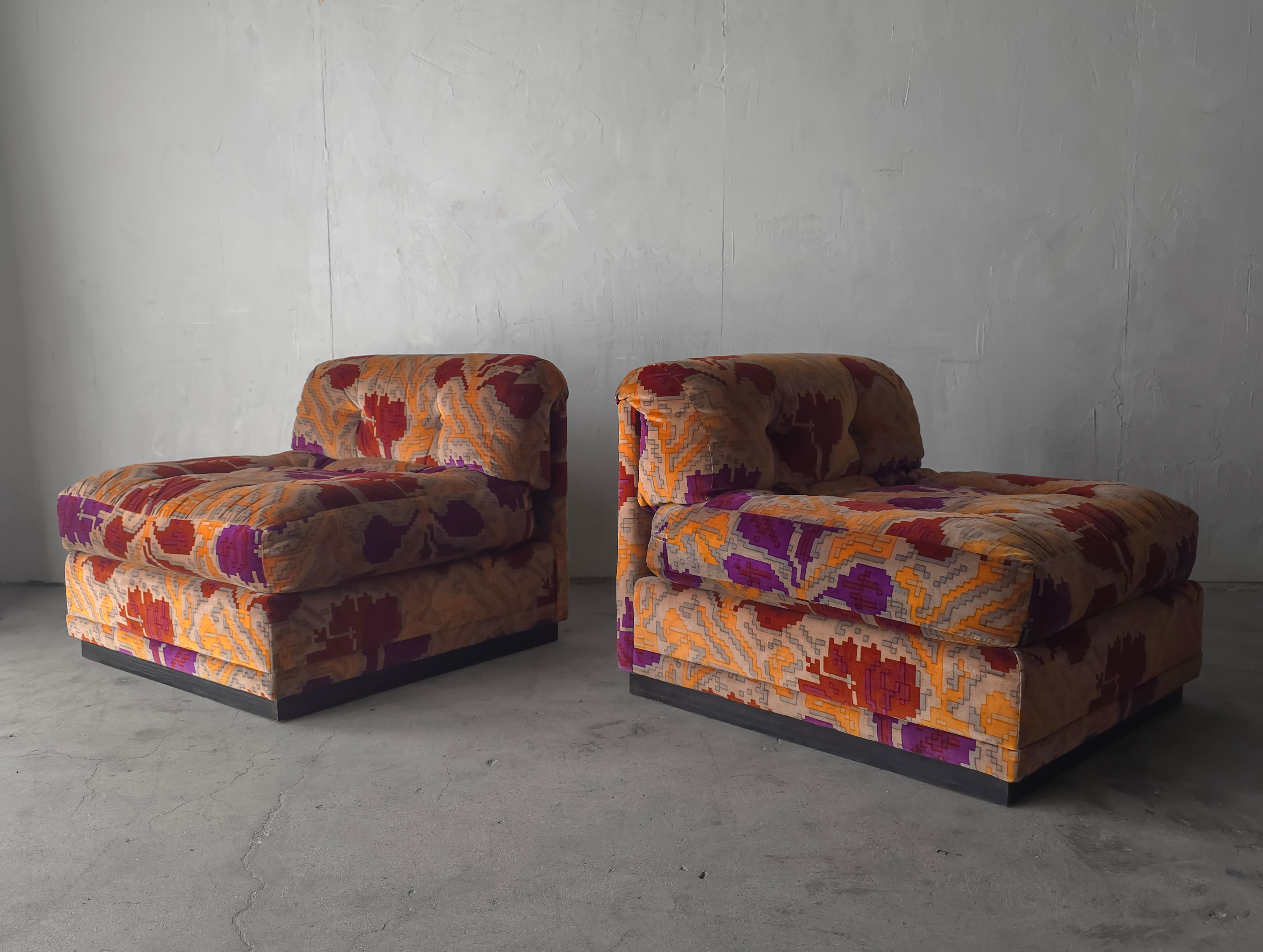 1970's Modular Sectional Sofa by Directional For Sale 1