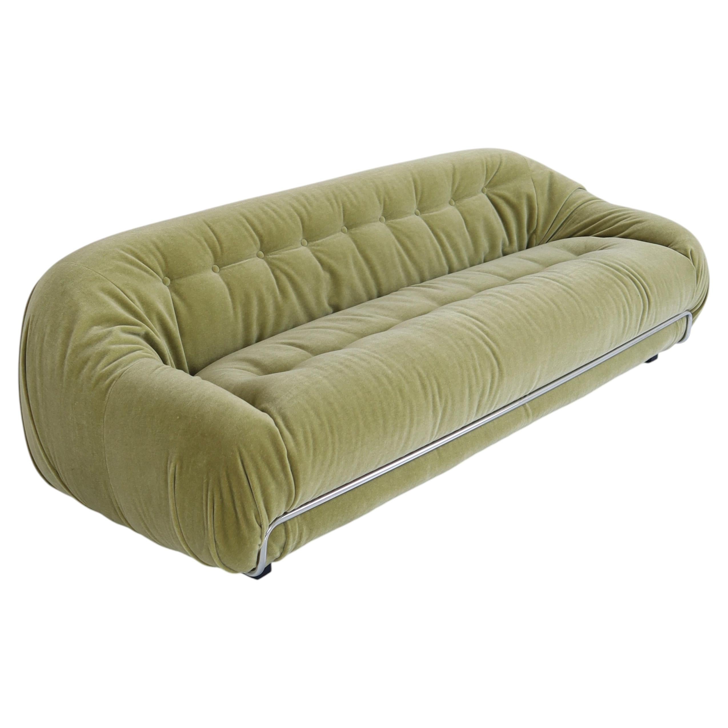 1970s Mohair Sofa For Sale
