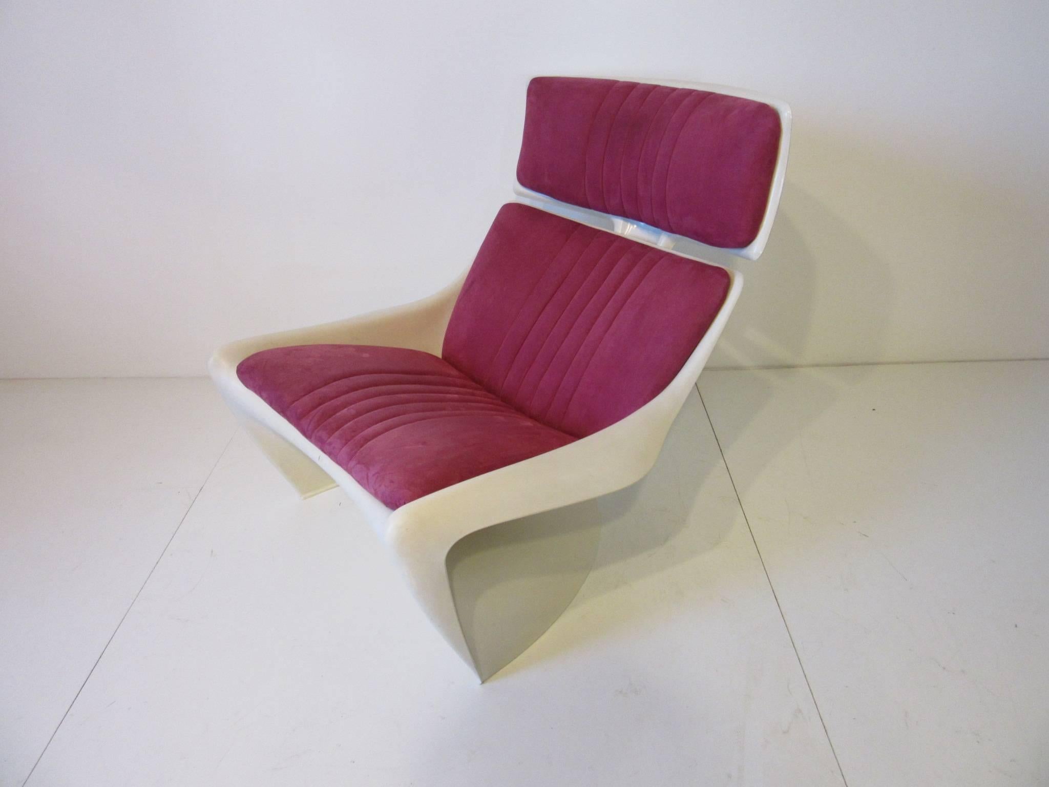 1970s Molded Meteor Lounge Chair by Steen Ostergaard, Denmark 4