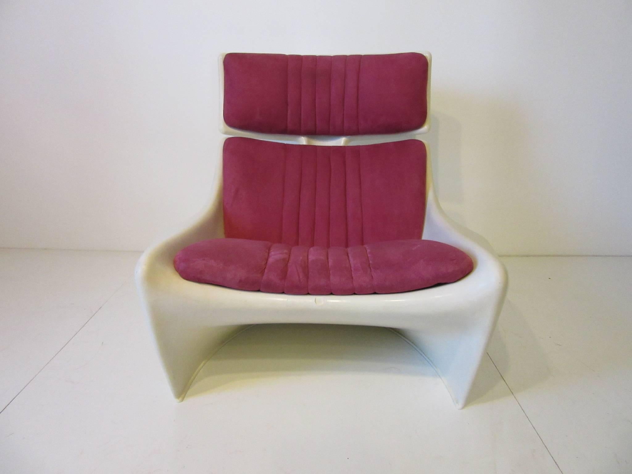 Modern 1970s Molded Meteor Lounge Chair by Steen Ostergaard, Denmark