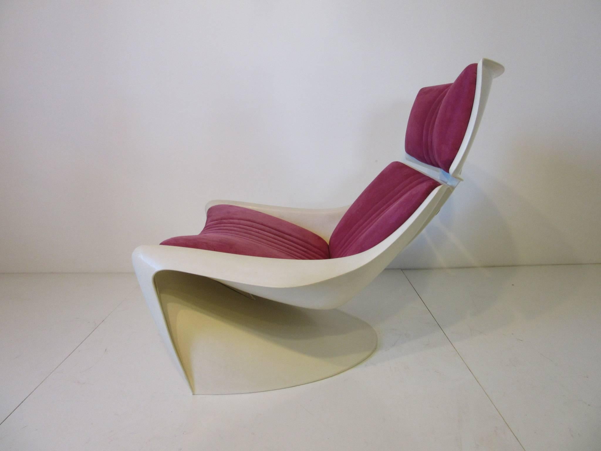 1970s Molded Meteor Lounge Chair by Steen Ostergaard, Denmark 1