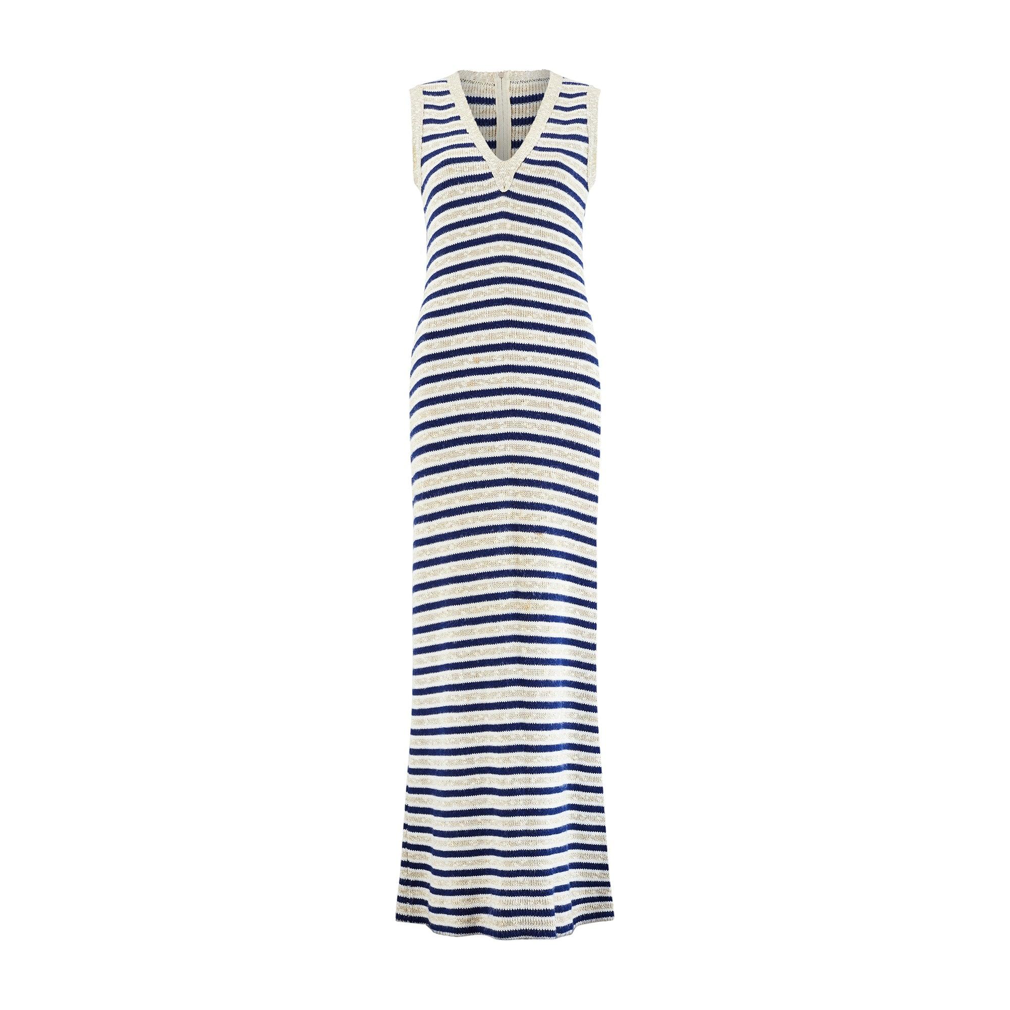 1970s Mollie Parnis for Elizabeth Arden Wool Maxi Dress and Cardigan In Excellent Condition For Sale In London, GB