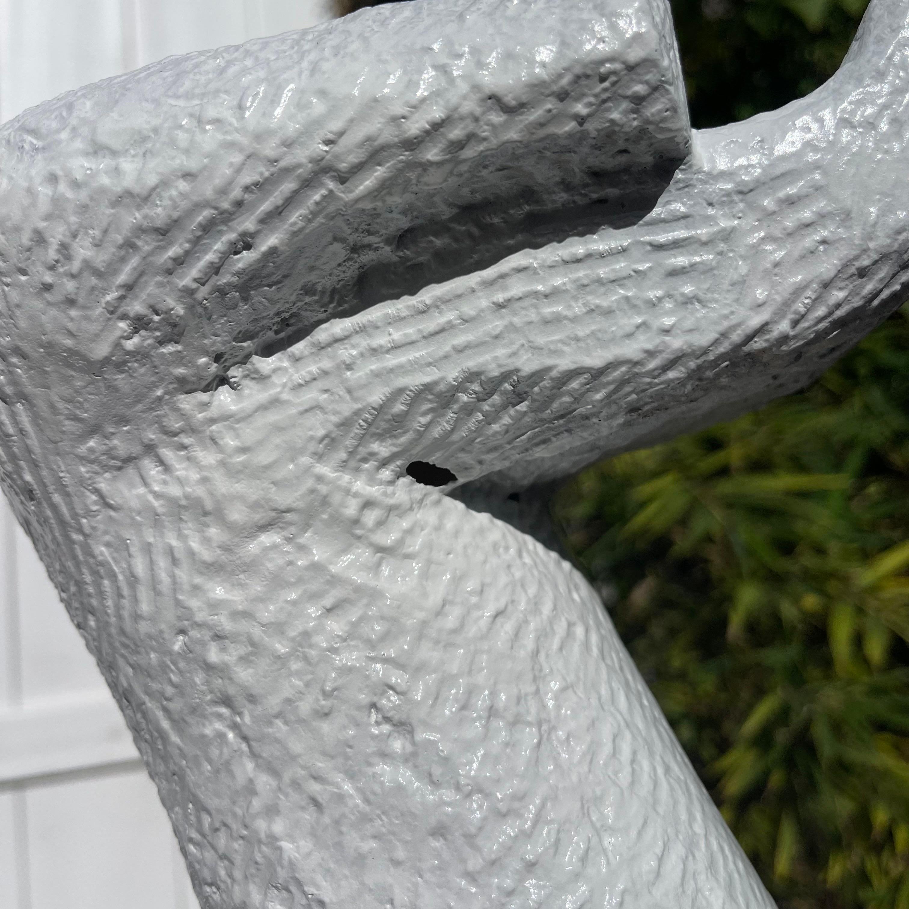 1970s Monkey Form Composite & Glass Console Sofa Table en vente 7