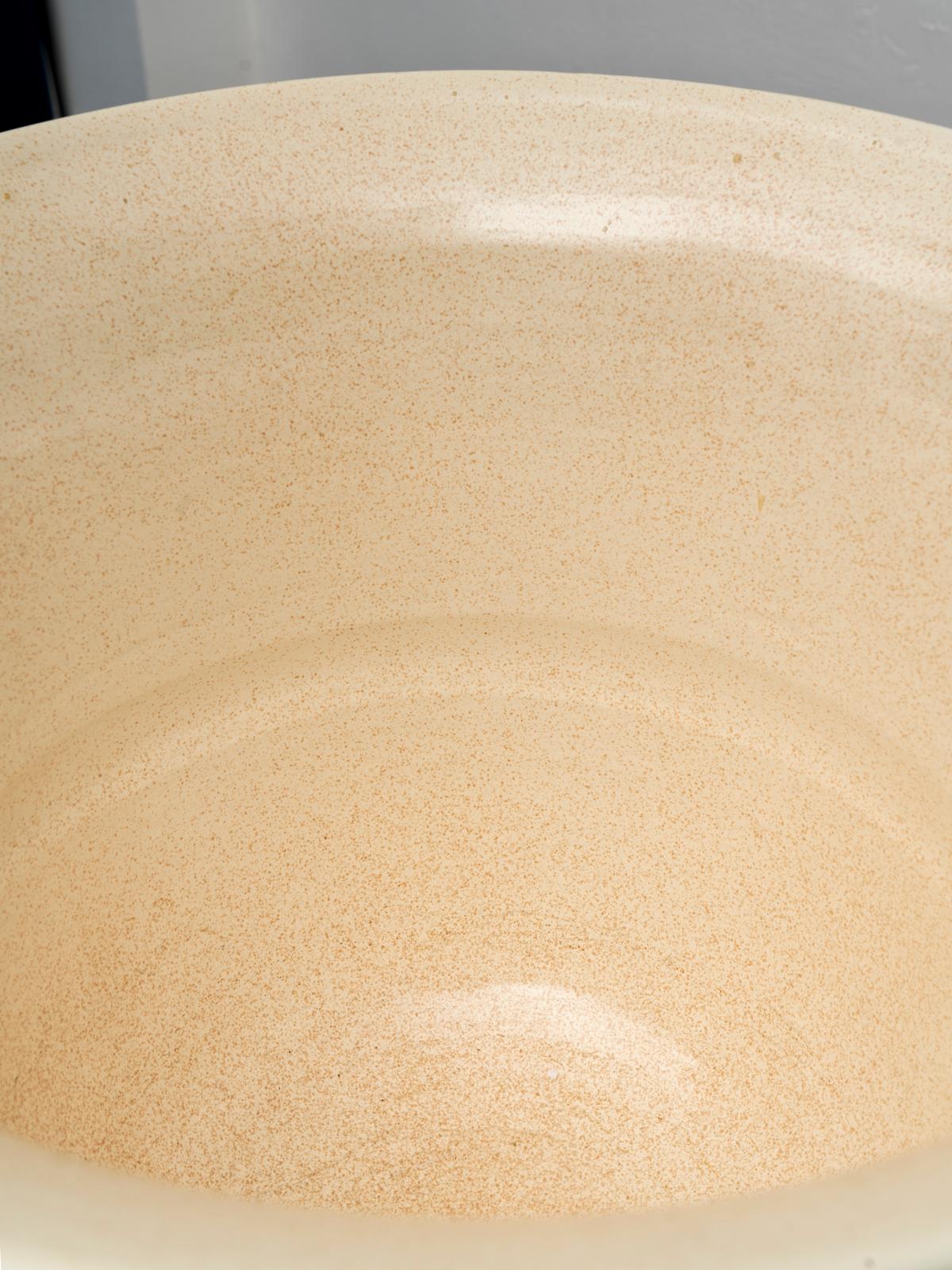 Hollywood Regency Cachepot monumentale in ceramica degli anni '70 di Tommaso Barbi per TB Ceramiche in vendita