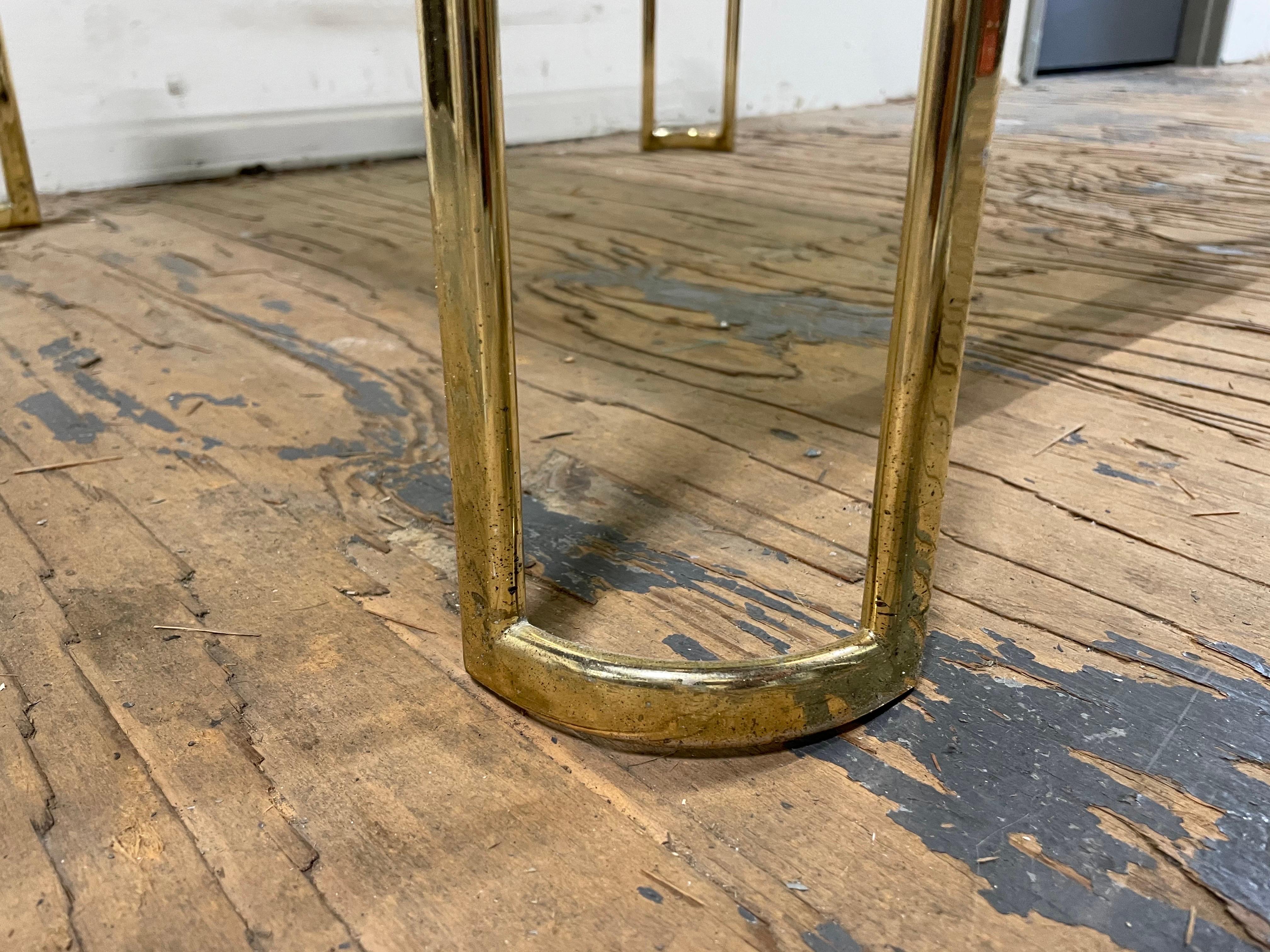 Brass 1970’s Morex Coffee Table Italy For Sale