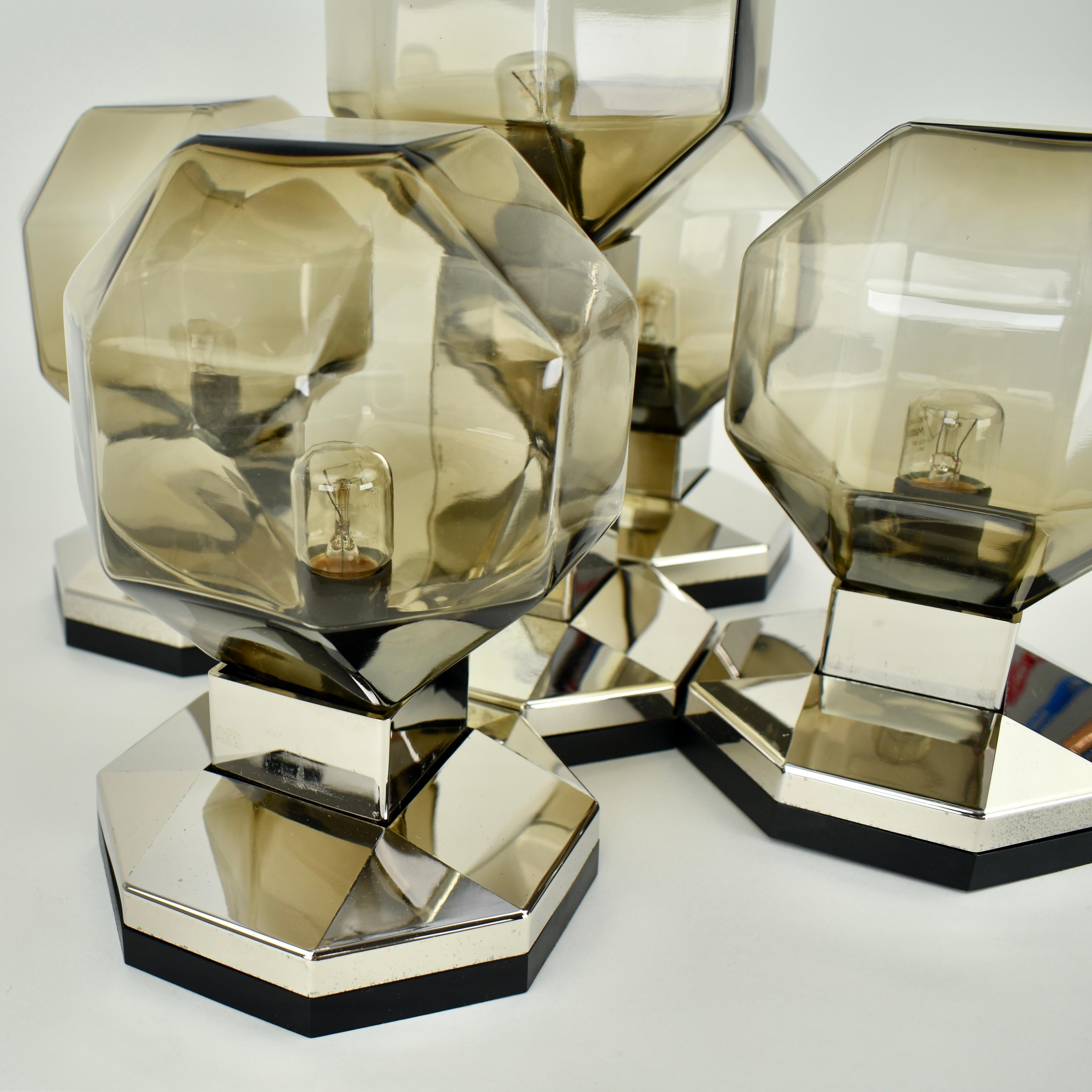Motoko Ishii Modular Flush Mount degli anni '70 per Staff Leuchten in vendita 5
