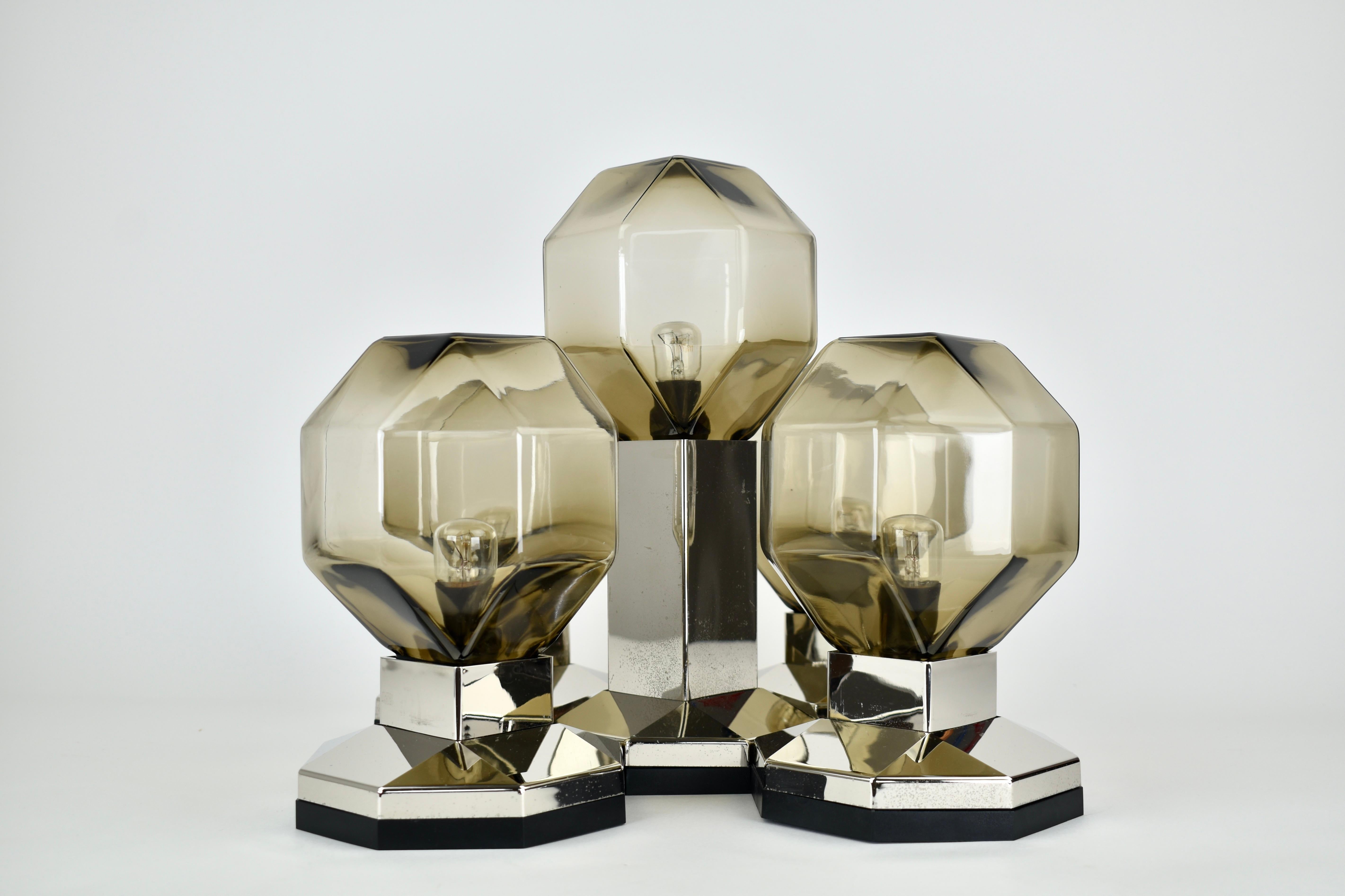 Motoko Ishii Modular Flush Mount degli anni '70 per Staff Leuchten in vendita 8