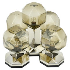 1970s Motoko Ishii Modular Flush Mount for Staff Leuchten