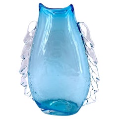 1970's Mouth blown Glass Vase by Blenko